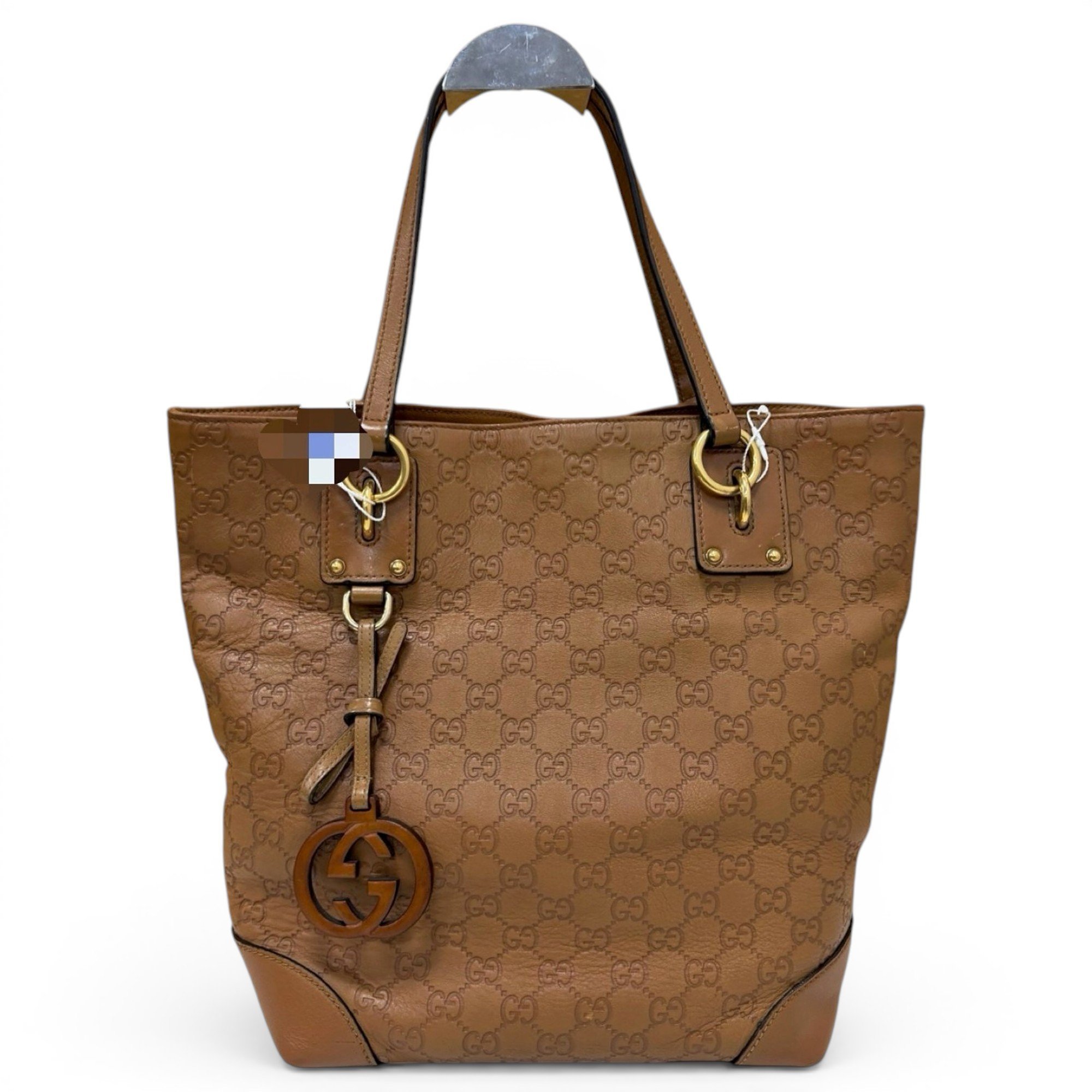 Leather tote