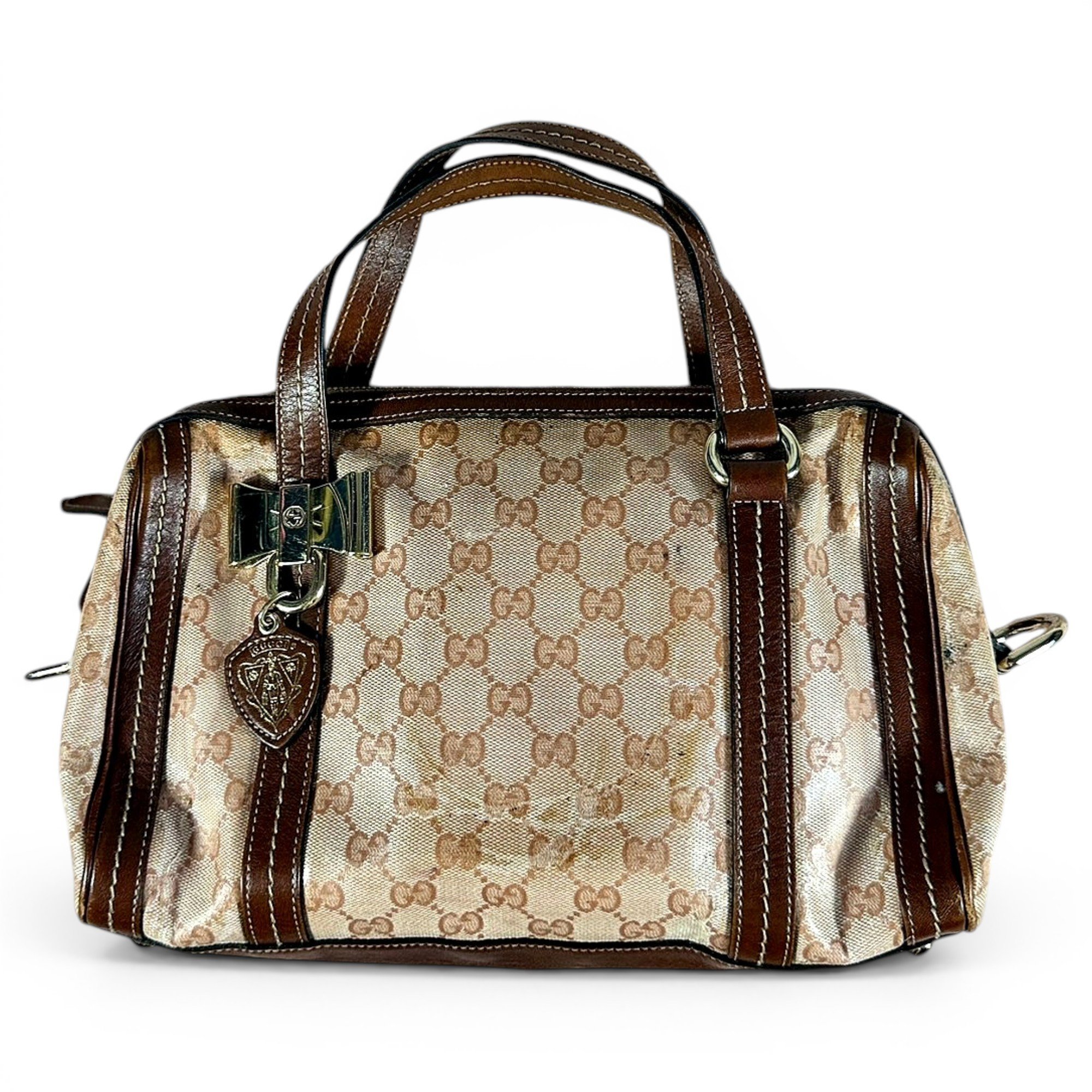 Joy patent leather handbag
