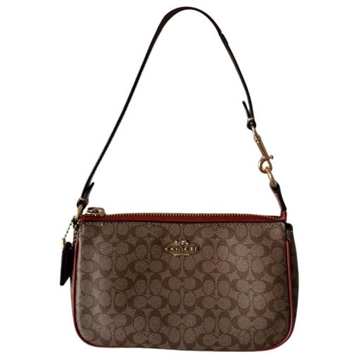 Signature Sufflette leather clutch bag