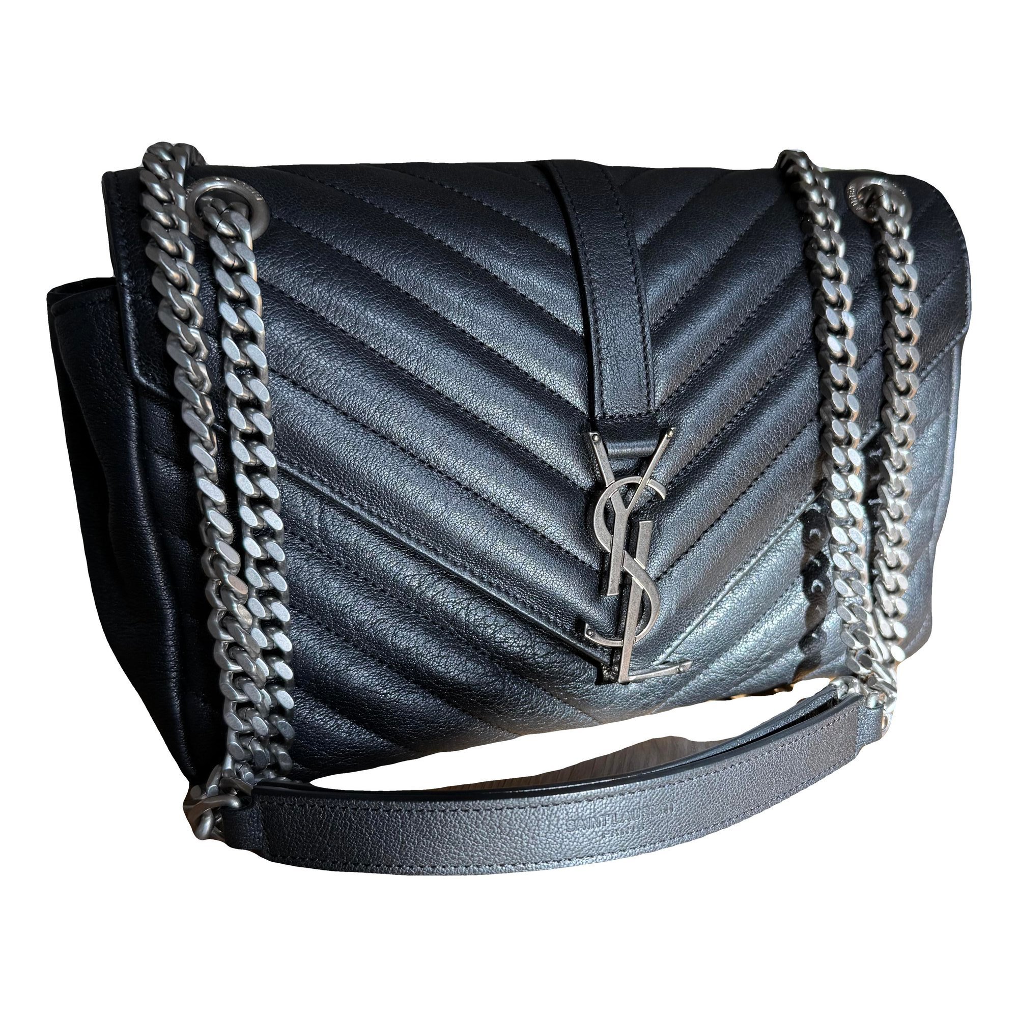 Collége monogramme leather crossbody bag