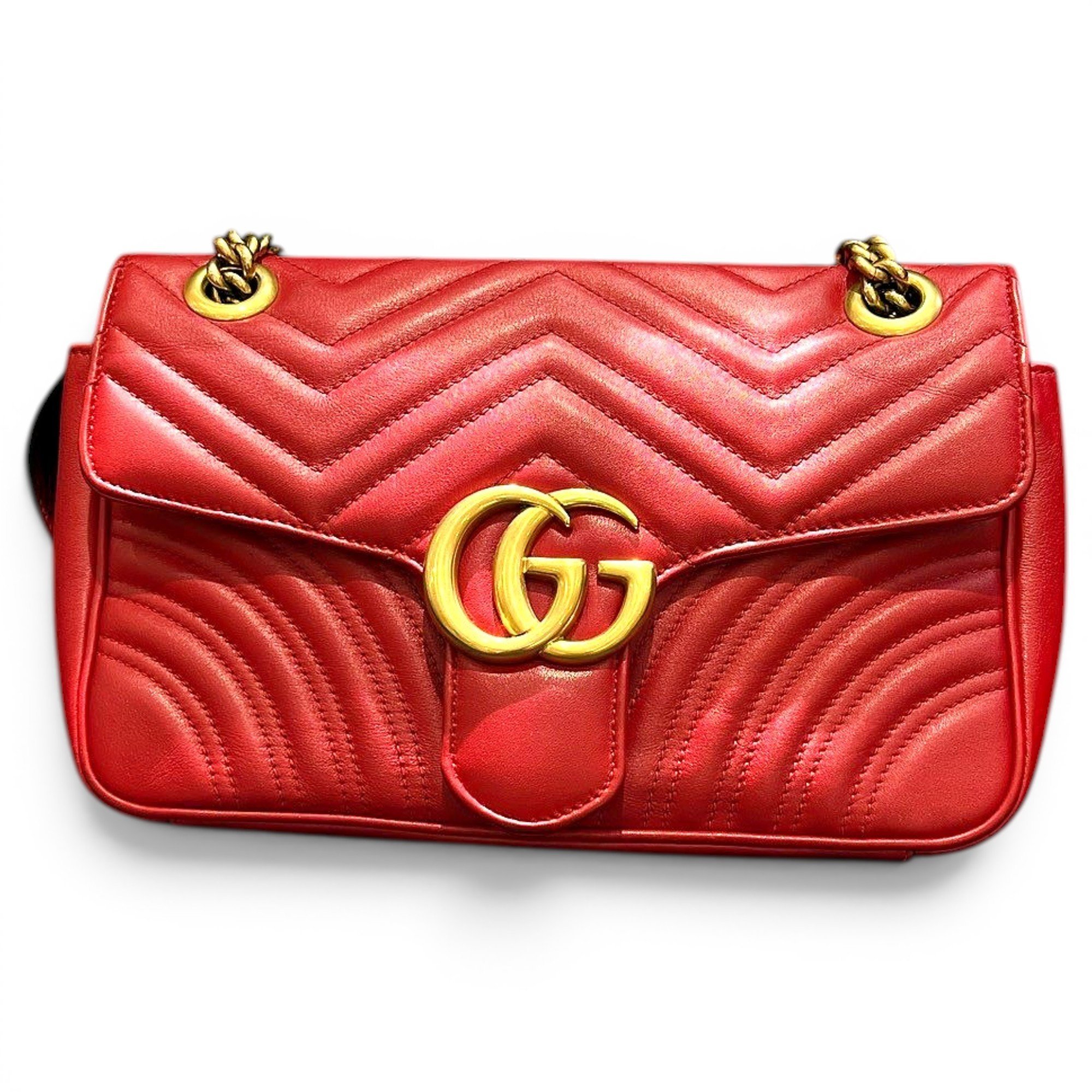 GG Marmont Flap leather handbag