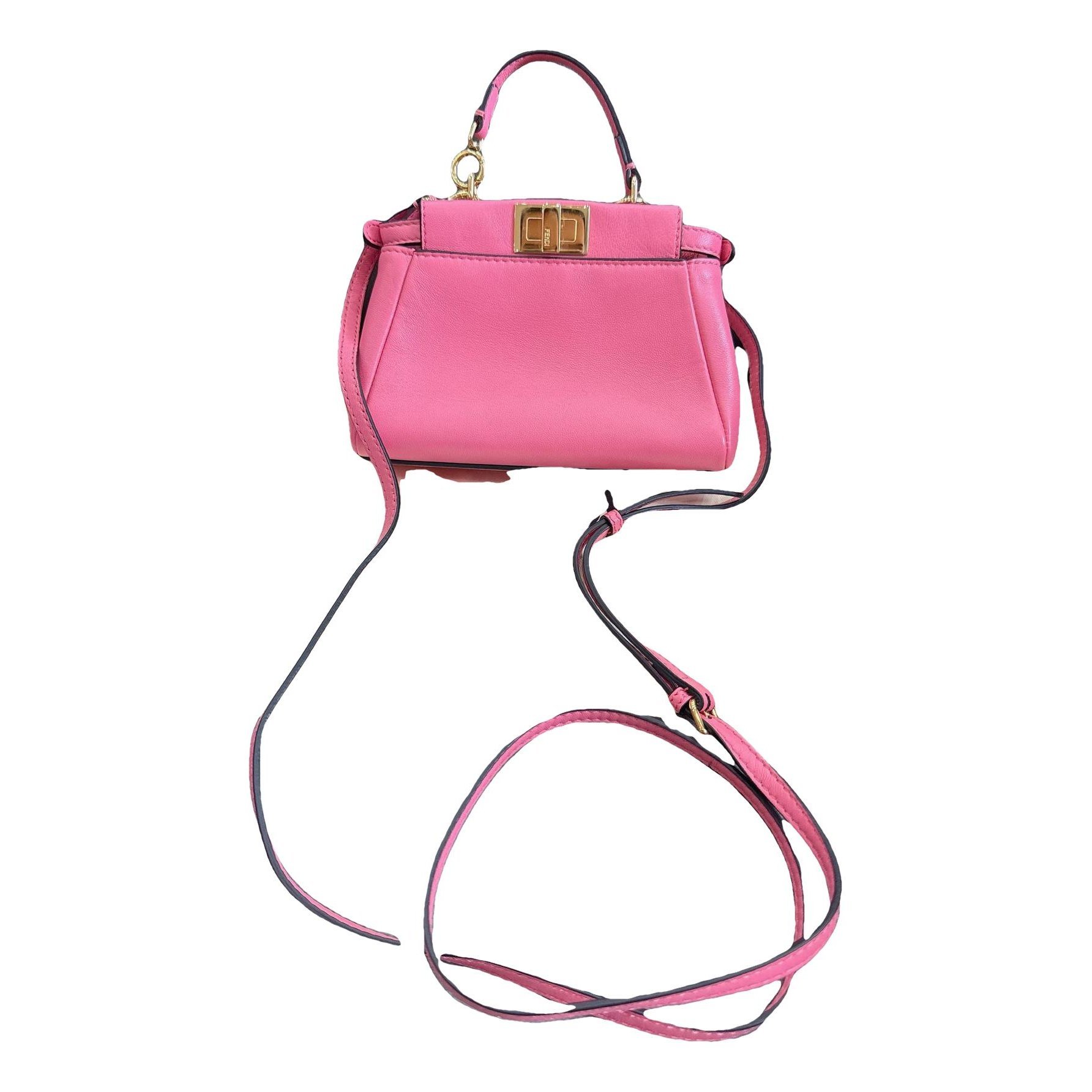 Peekaboo leather handbag