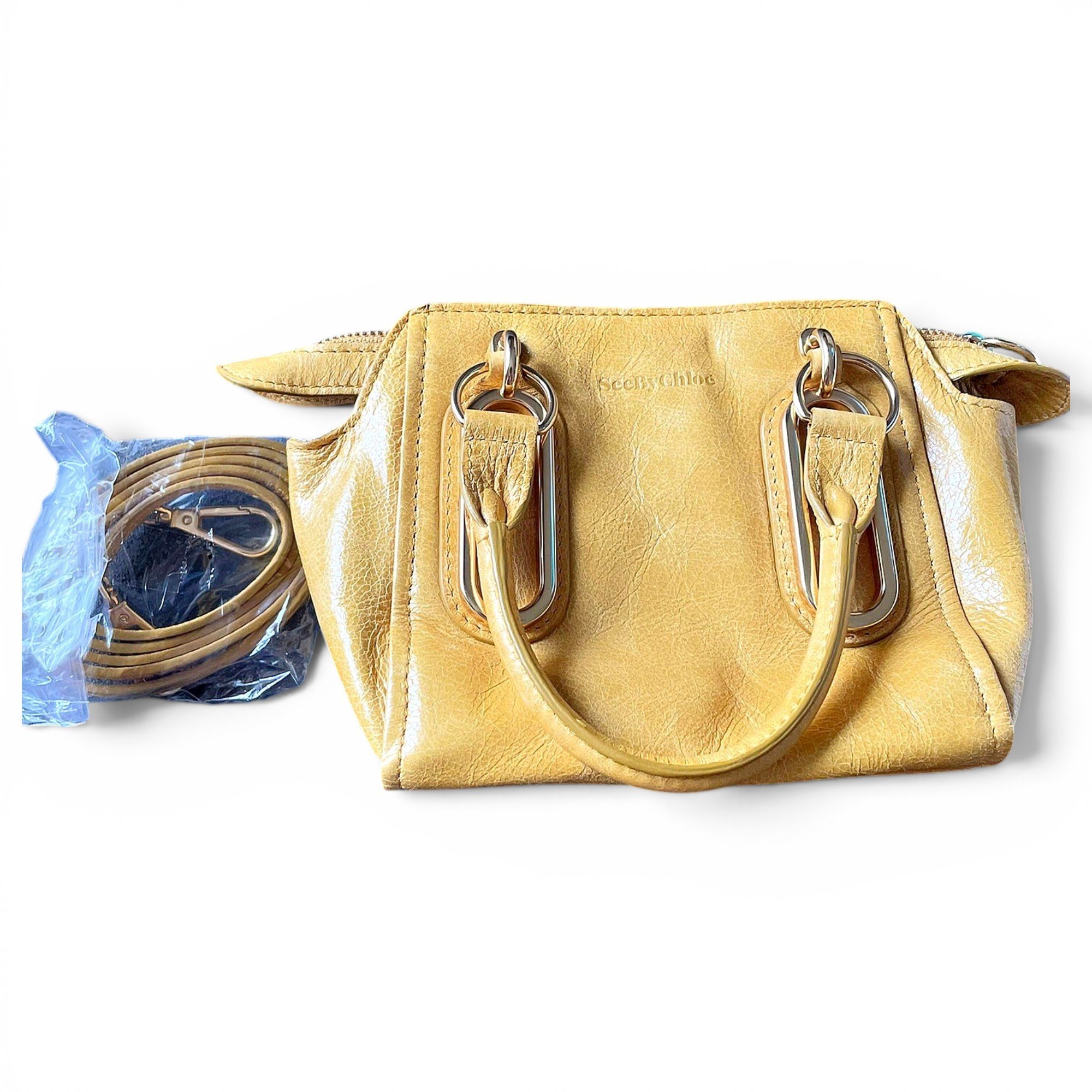 Leather mini bag