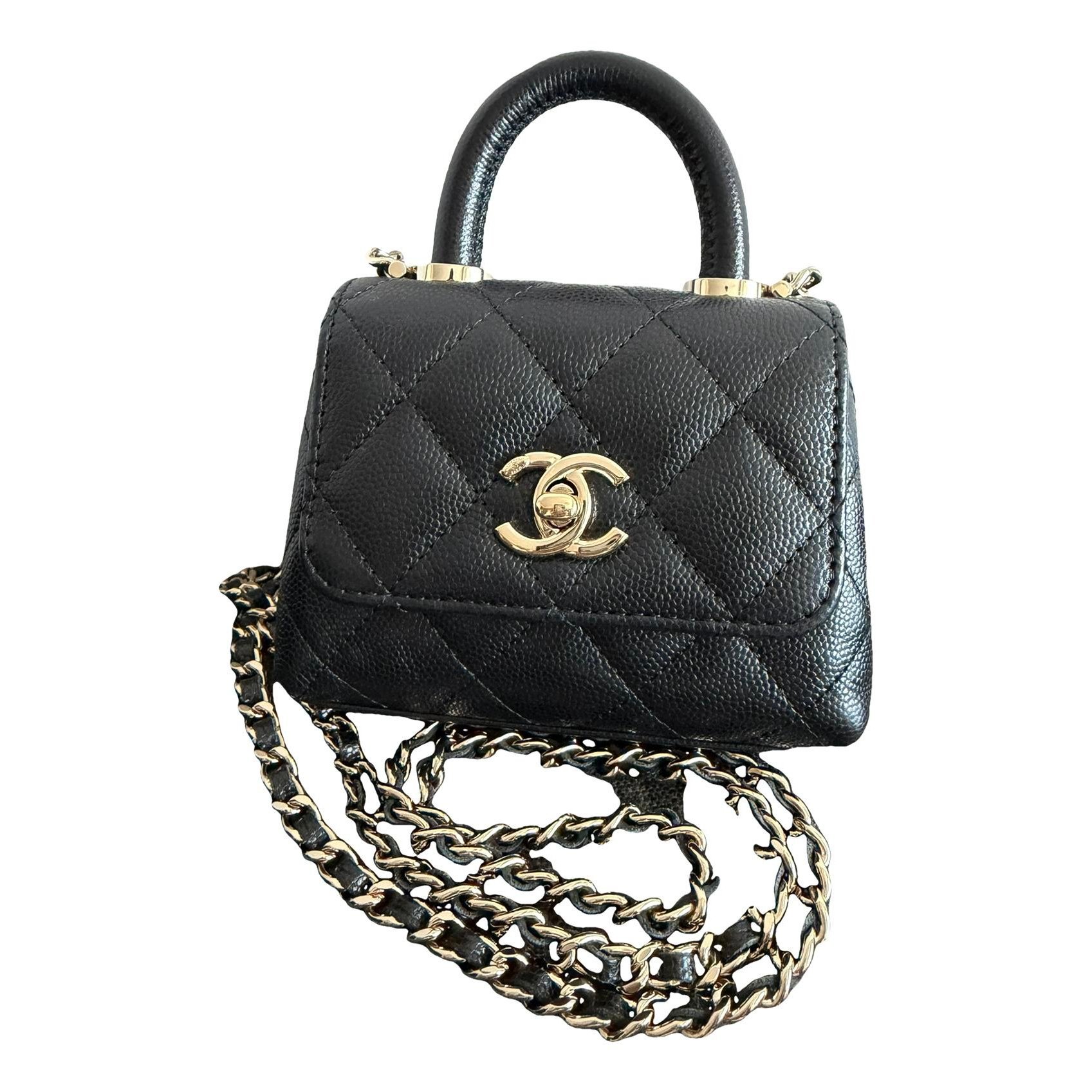 Coco Handle leather mini bag