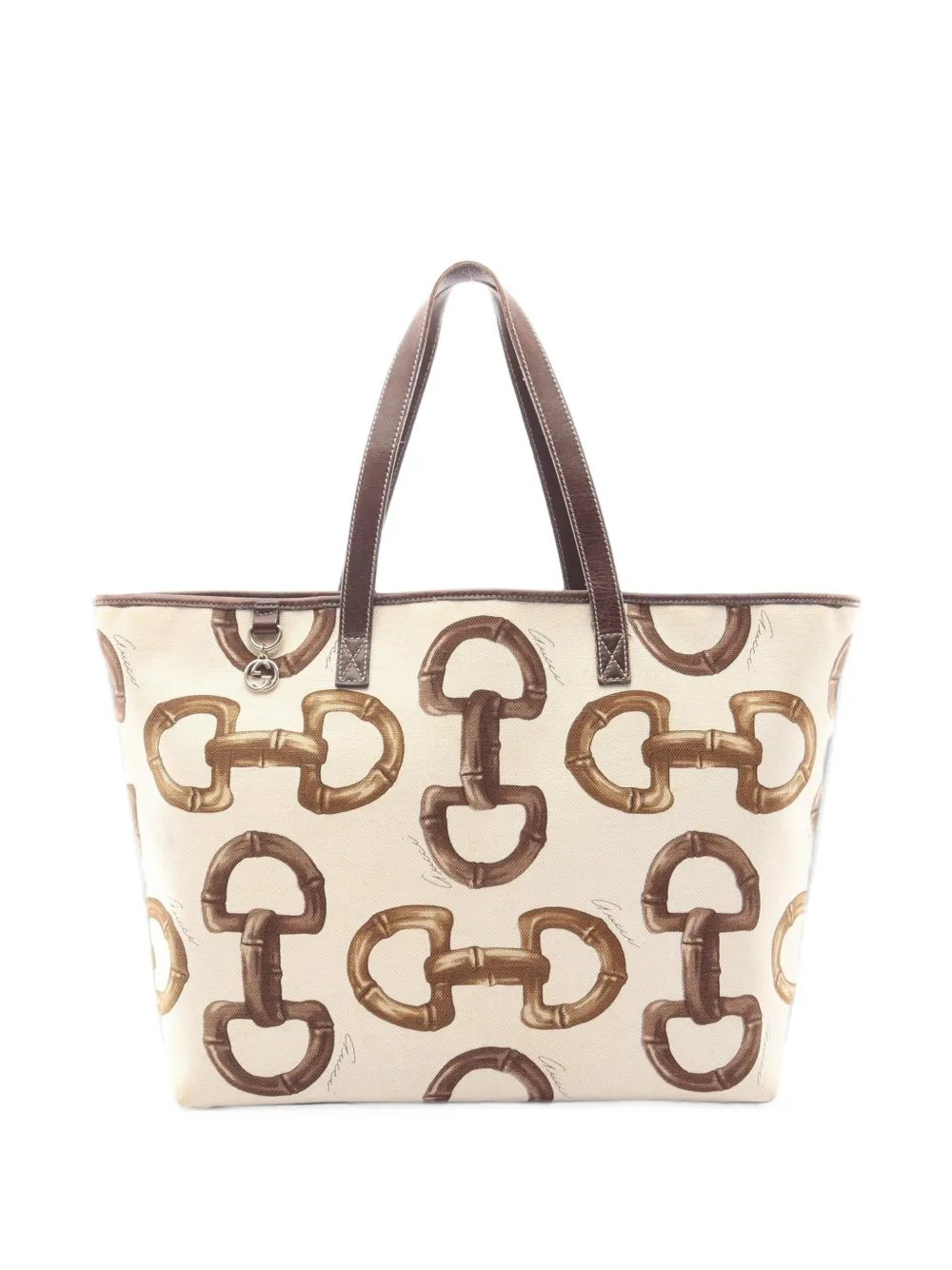 2000s Horsebit print tote bag