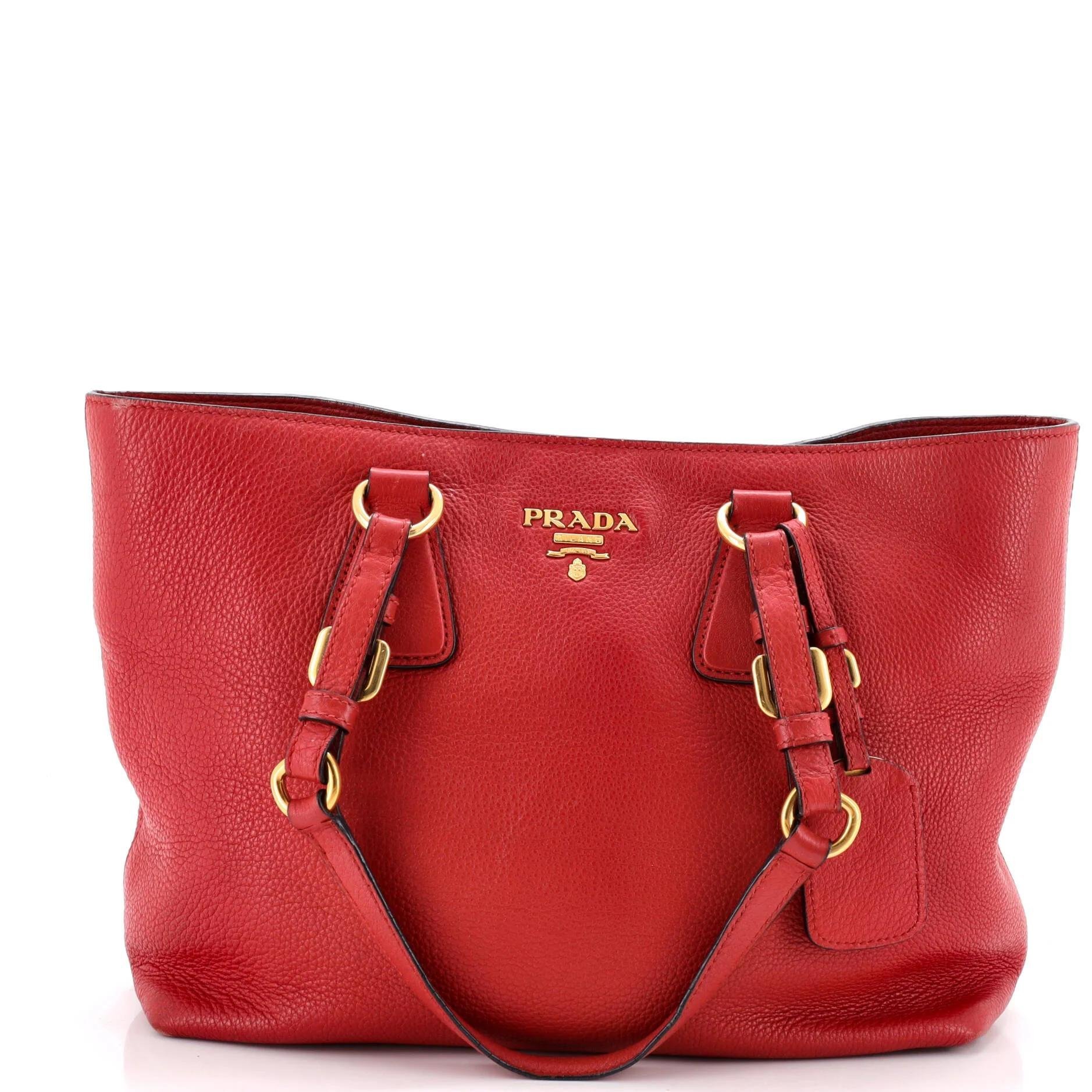 Leather tote