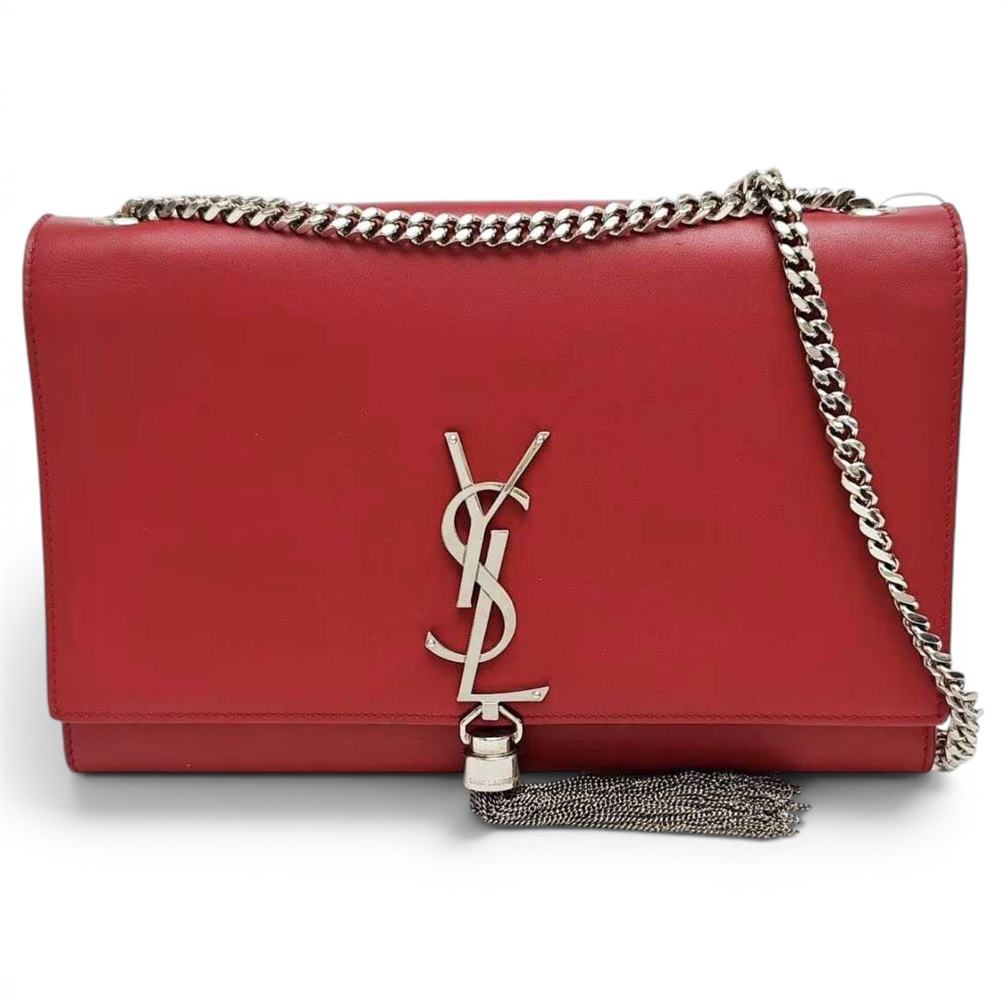 Pompom Kate leather handbag