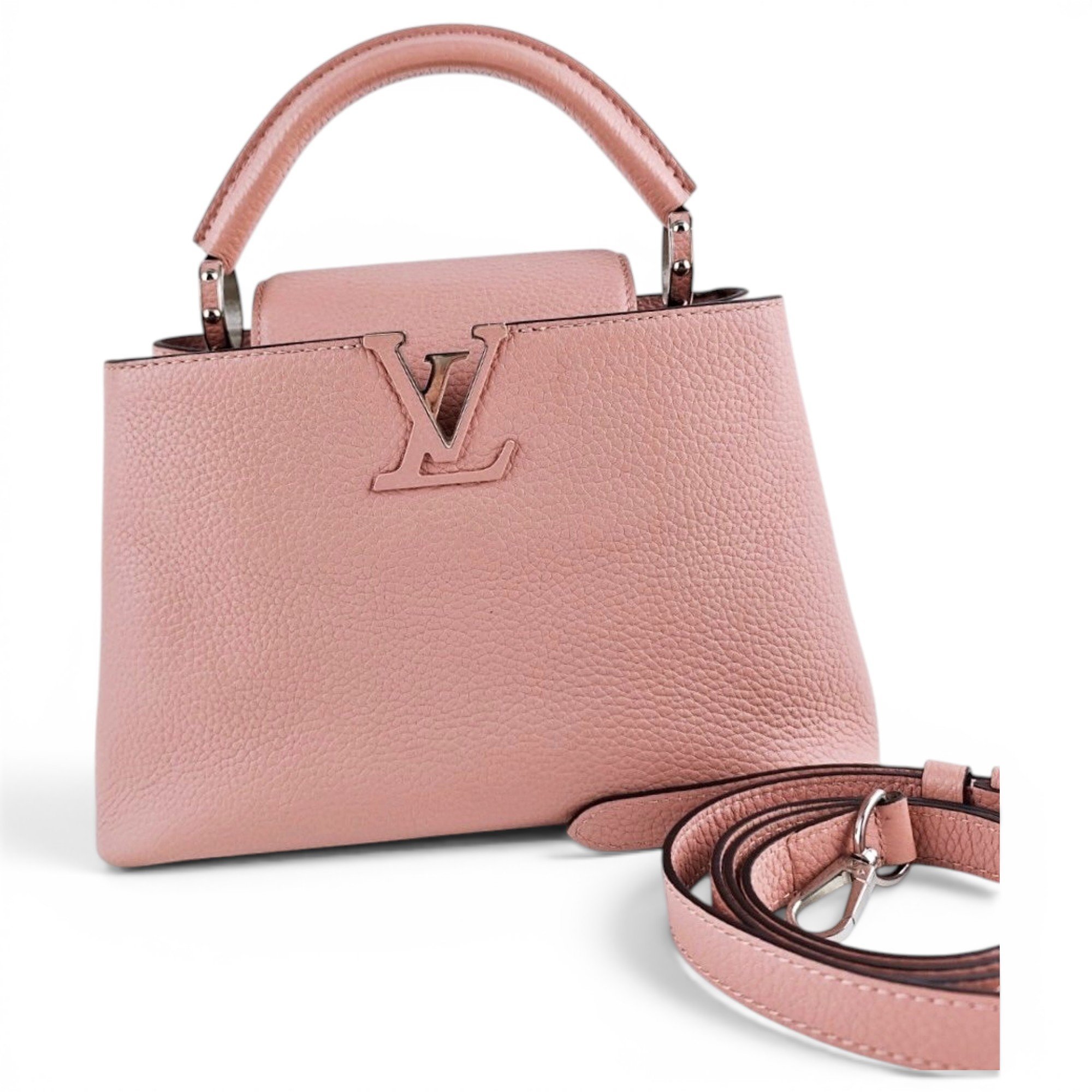 Capucines leather handbag