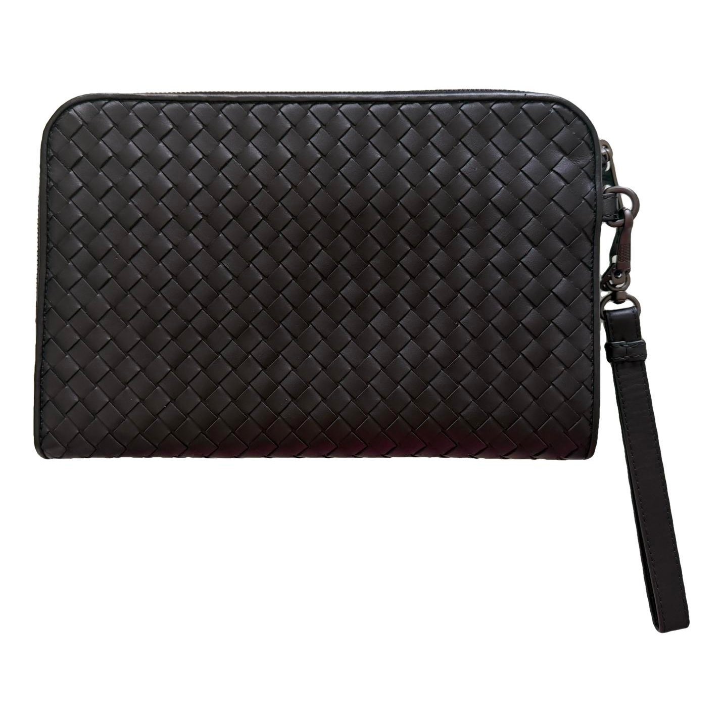 Pochette Knot leather clutch bag