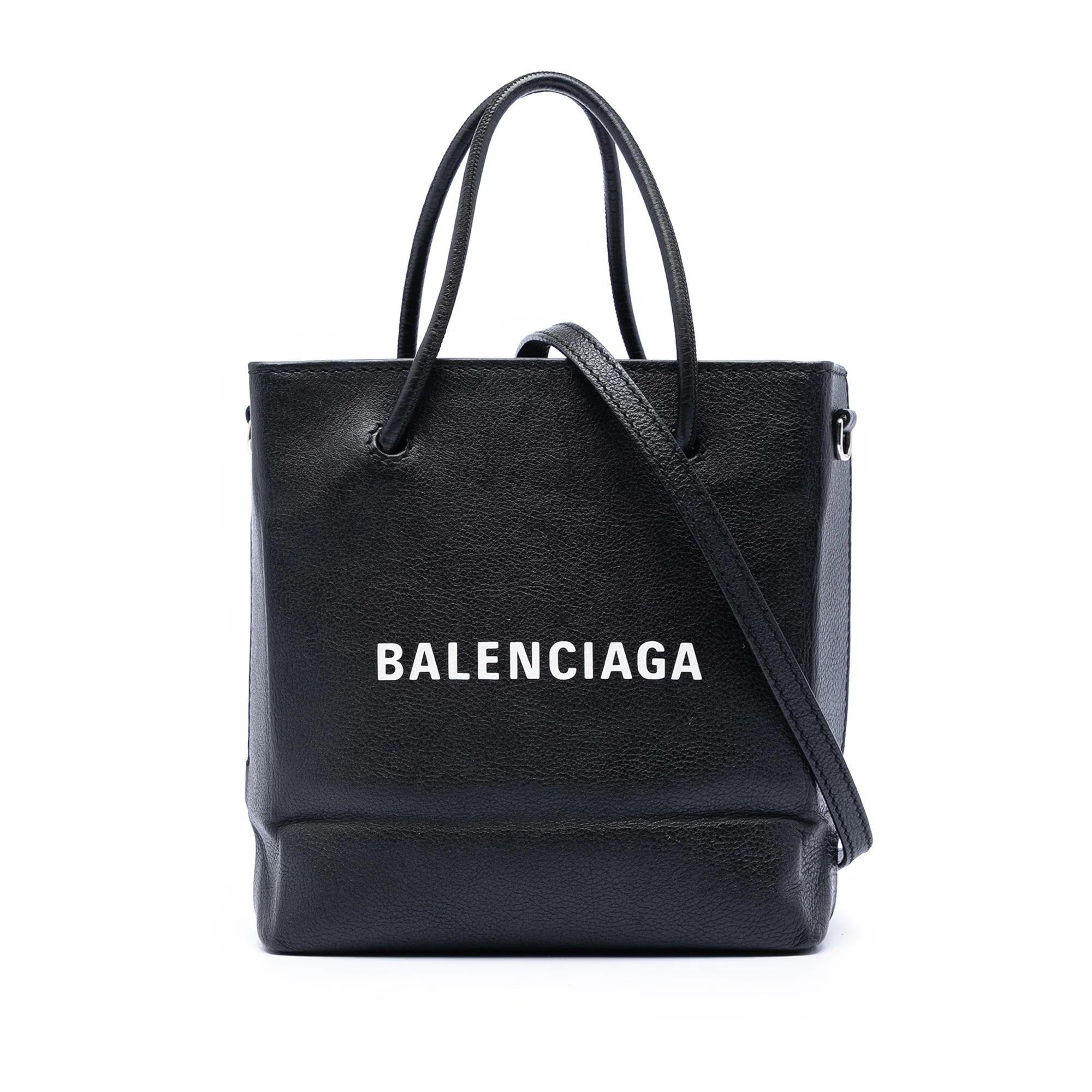 Shopping North South pony-style calfskin handbag