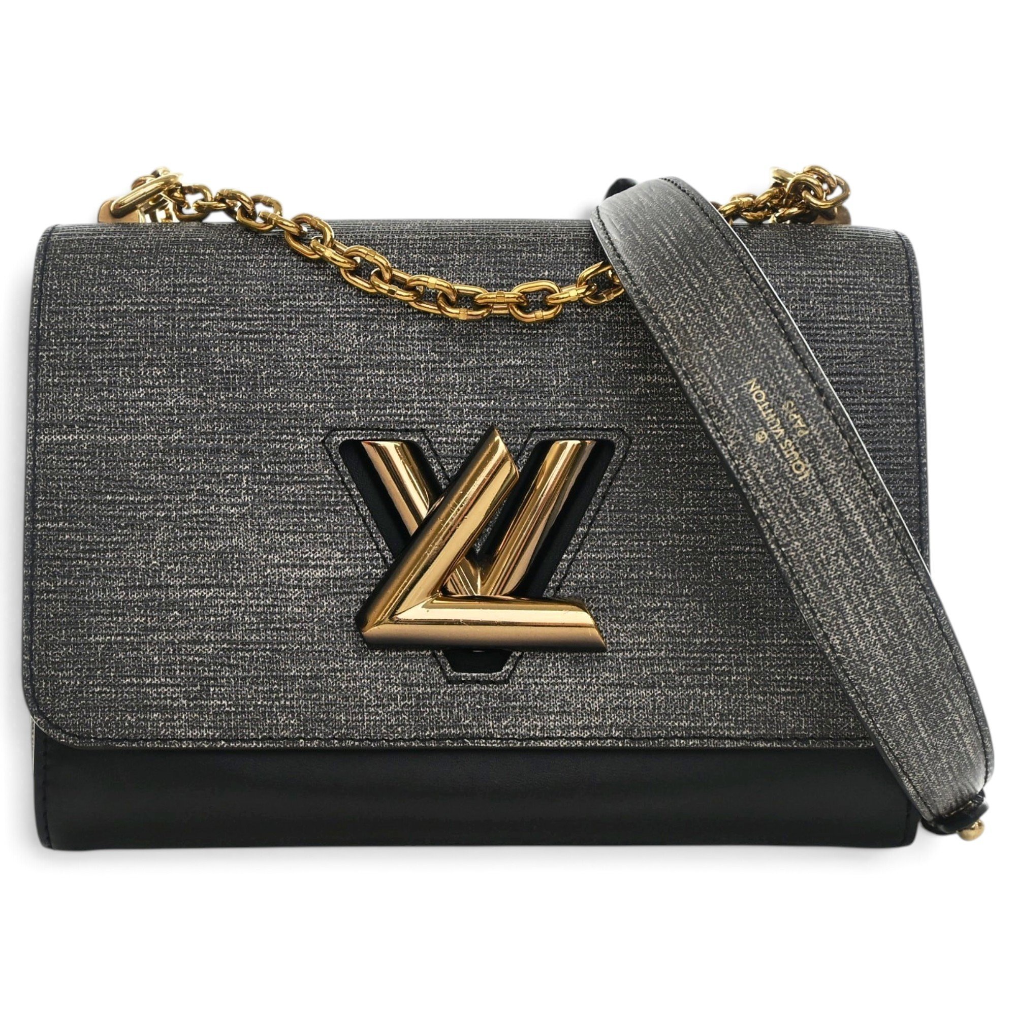 Twist leather crossbody bag