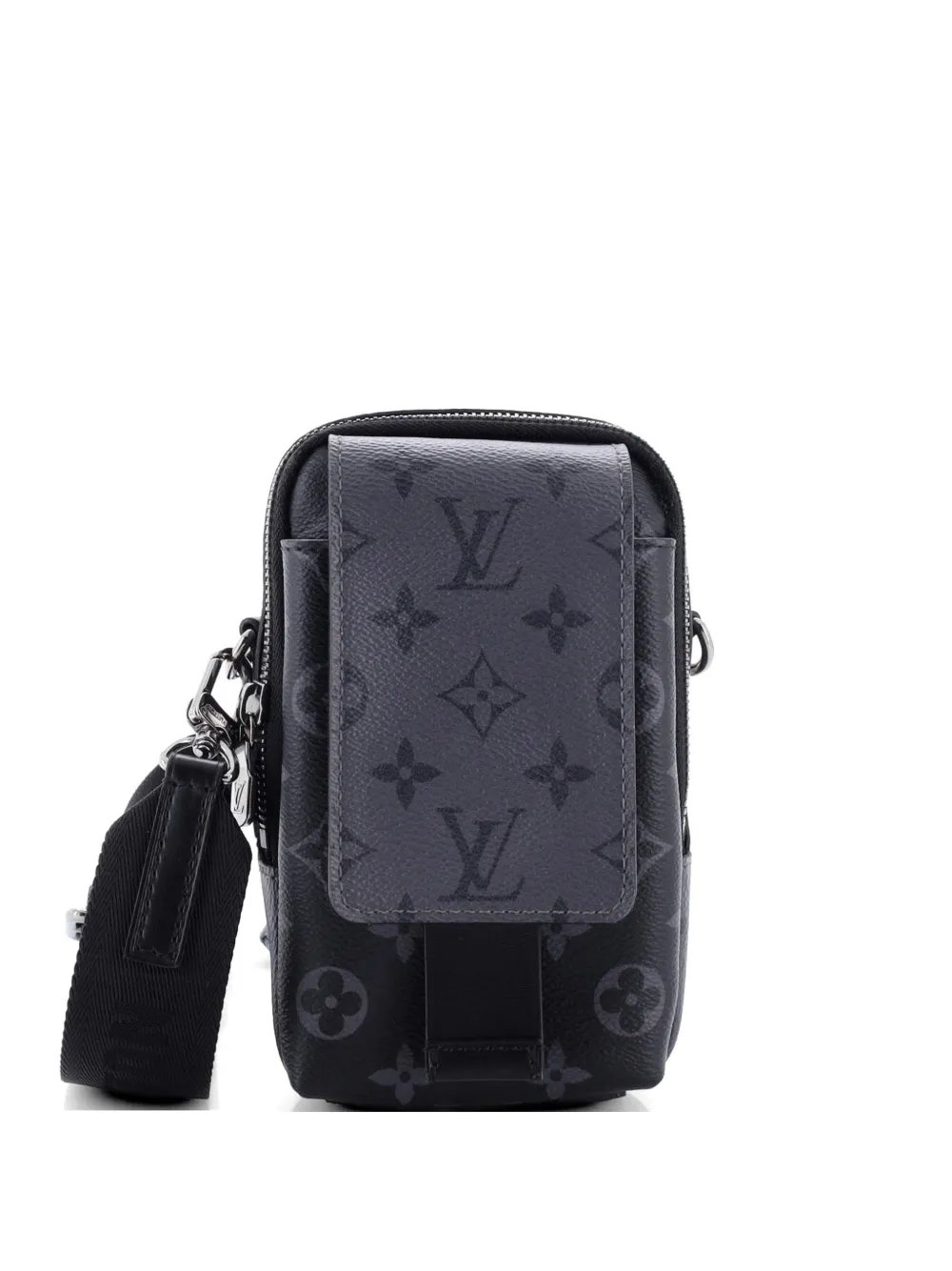 Double Phone Pouch NM Reverse Monogram Eclipse Canvas crossbody bag
