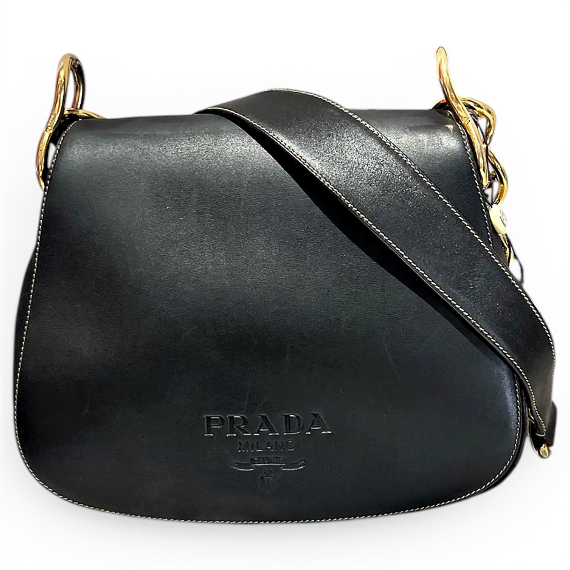 Leather crossbody bag