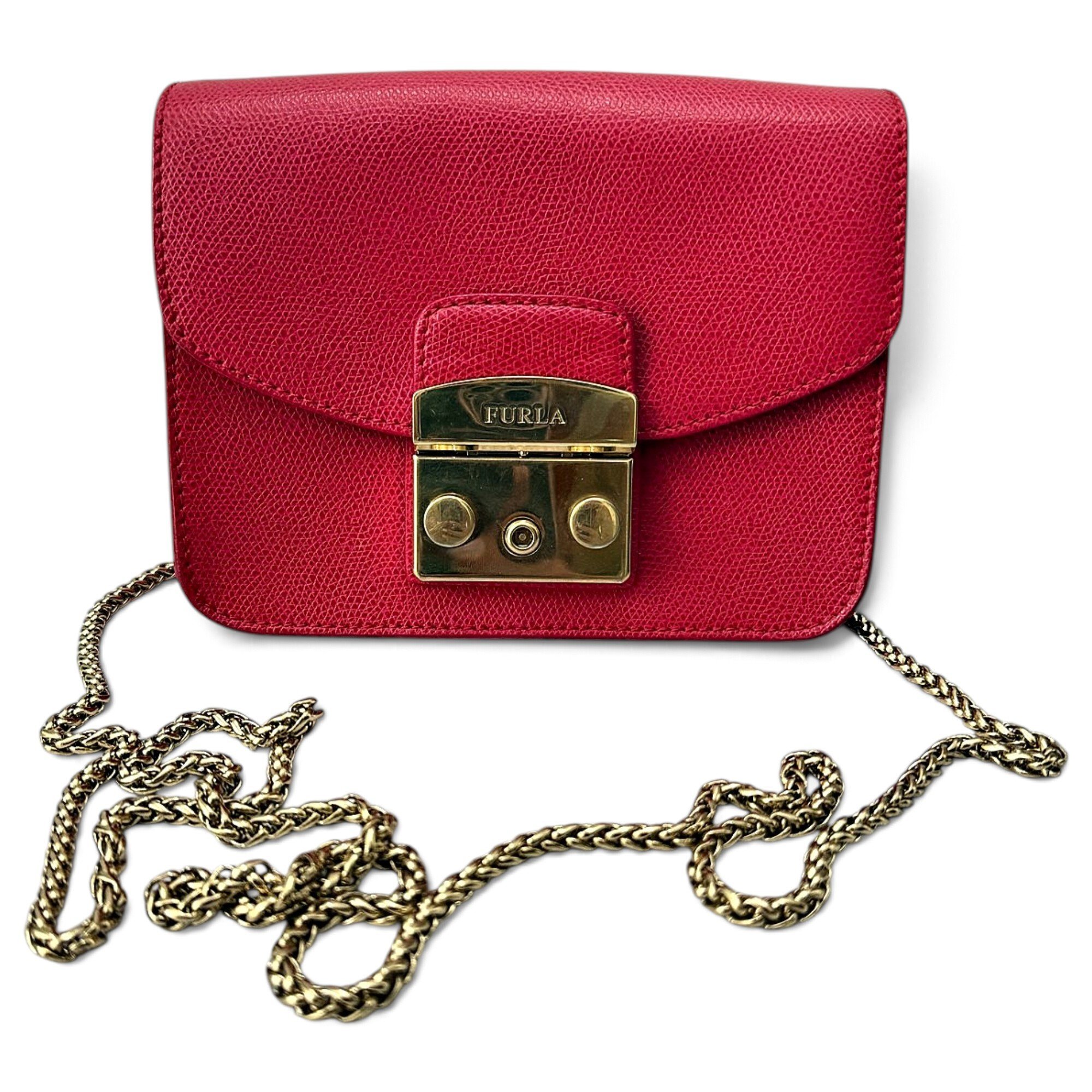 Metropolis leather crossbody bag