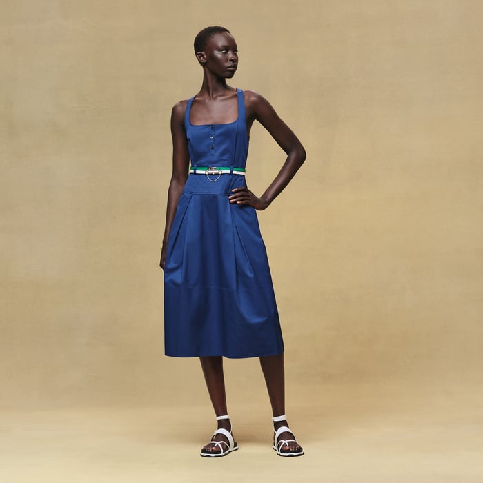 Bleu Lagune Mid-length Dress