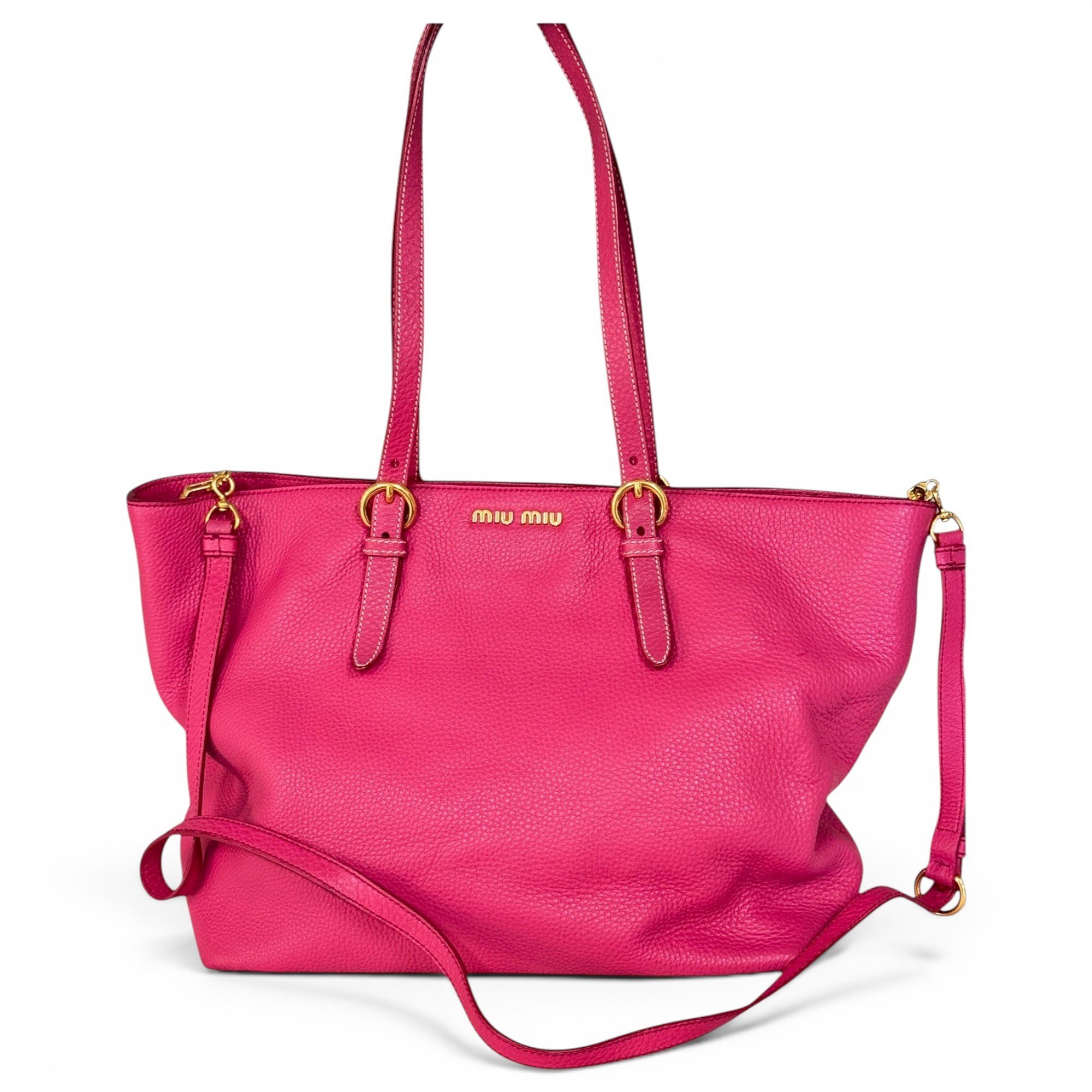 Leather tote