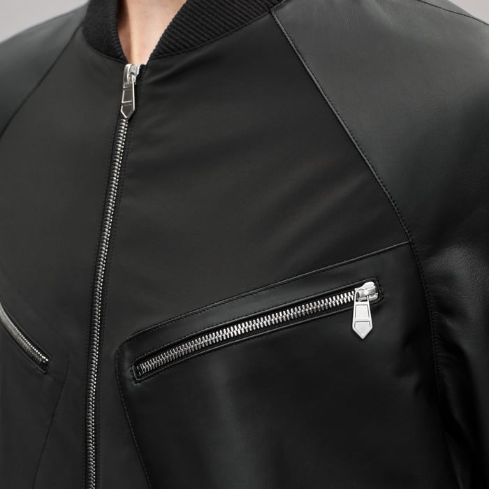 Anthracite Water-repellent Rib-trim Jacket