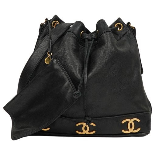 Gabrielle Bucket leather handbag