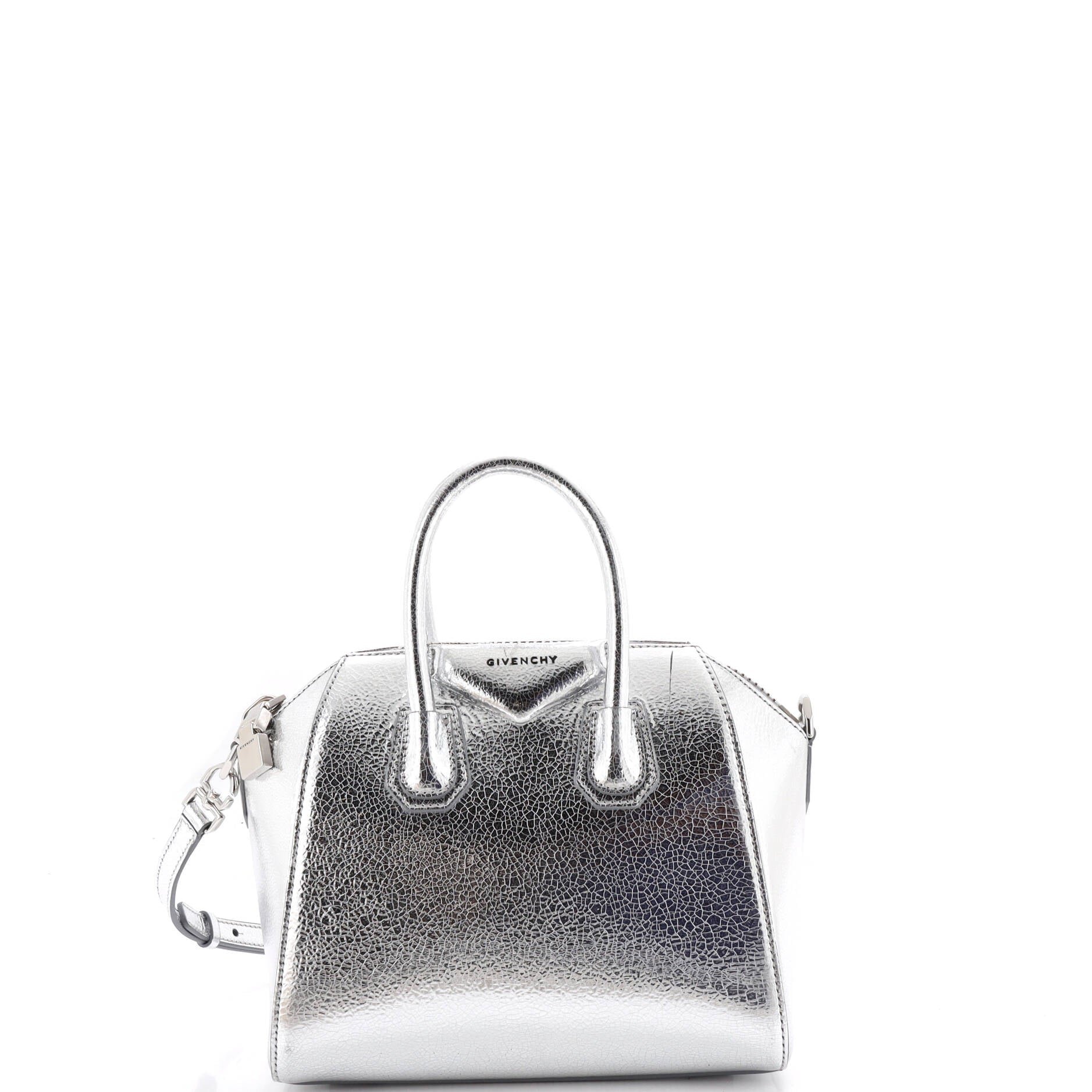 Antigona Bag Glazed Leather Mini