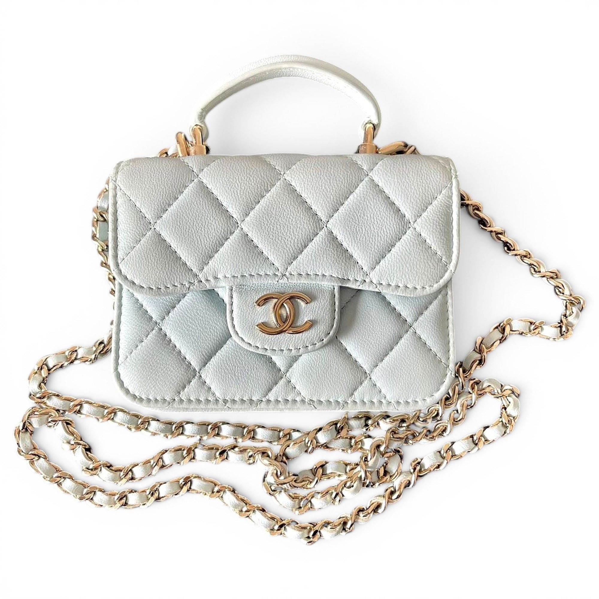 Leather mini bag
