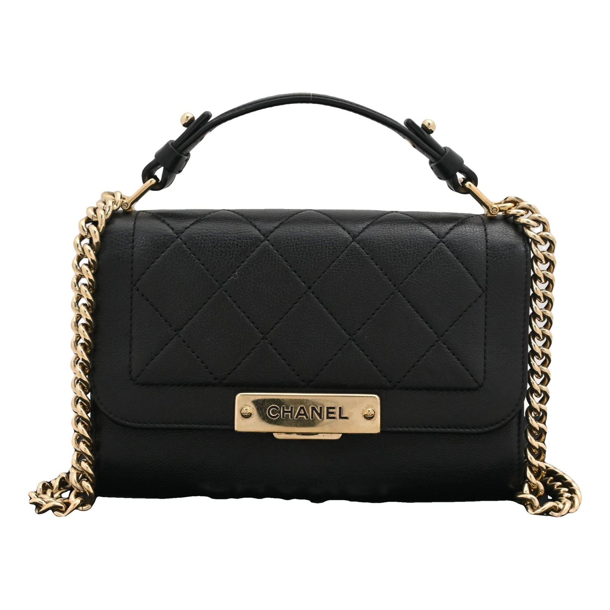 Leather handbag