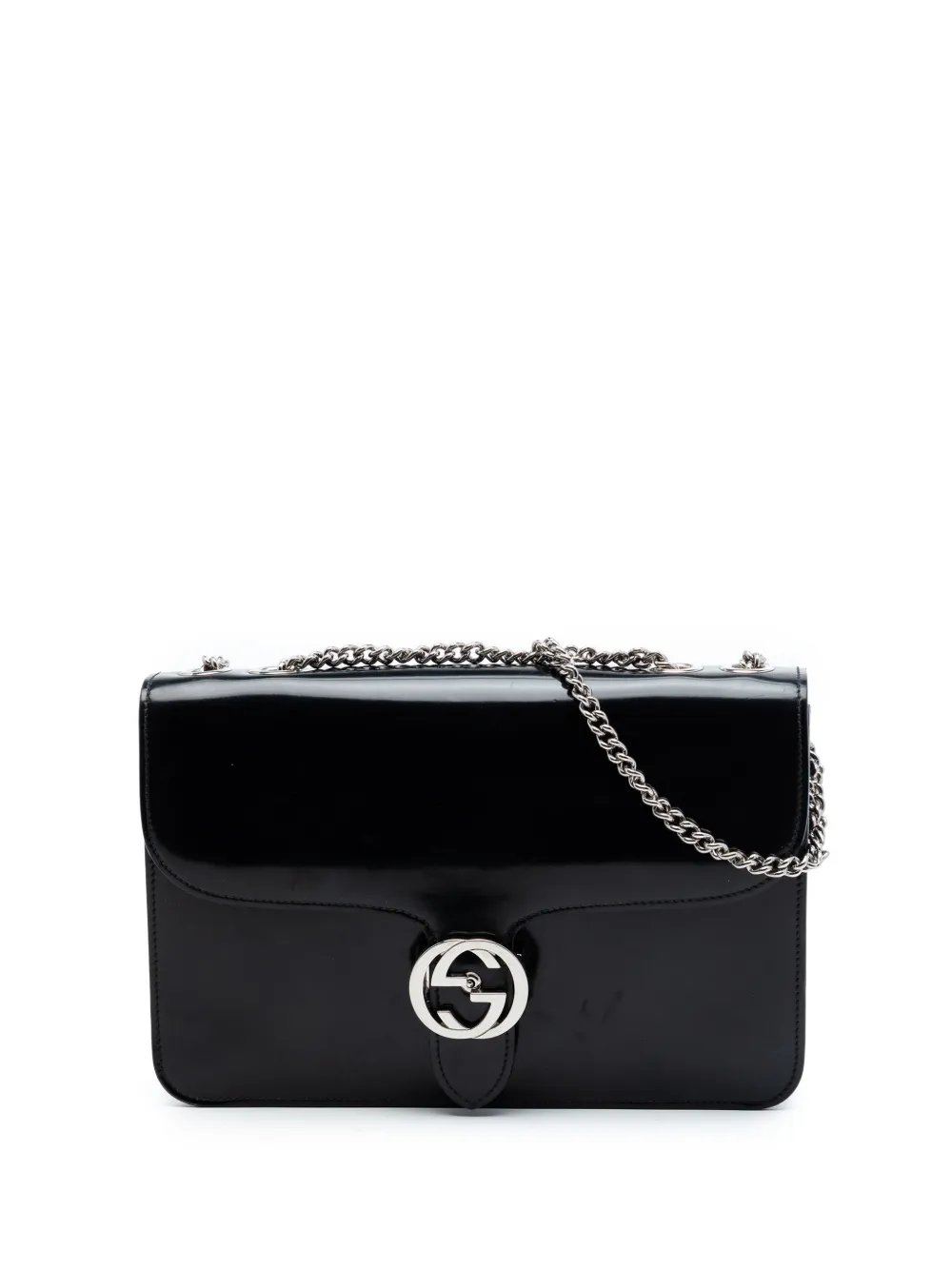 2016-2026 Medium Patent Interlocking G crossbody bag