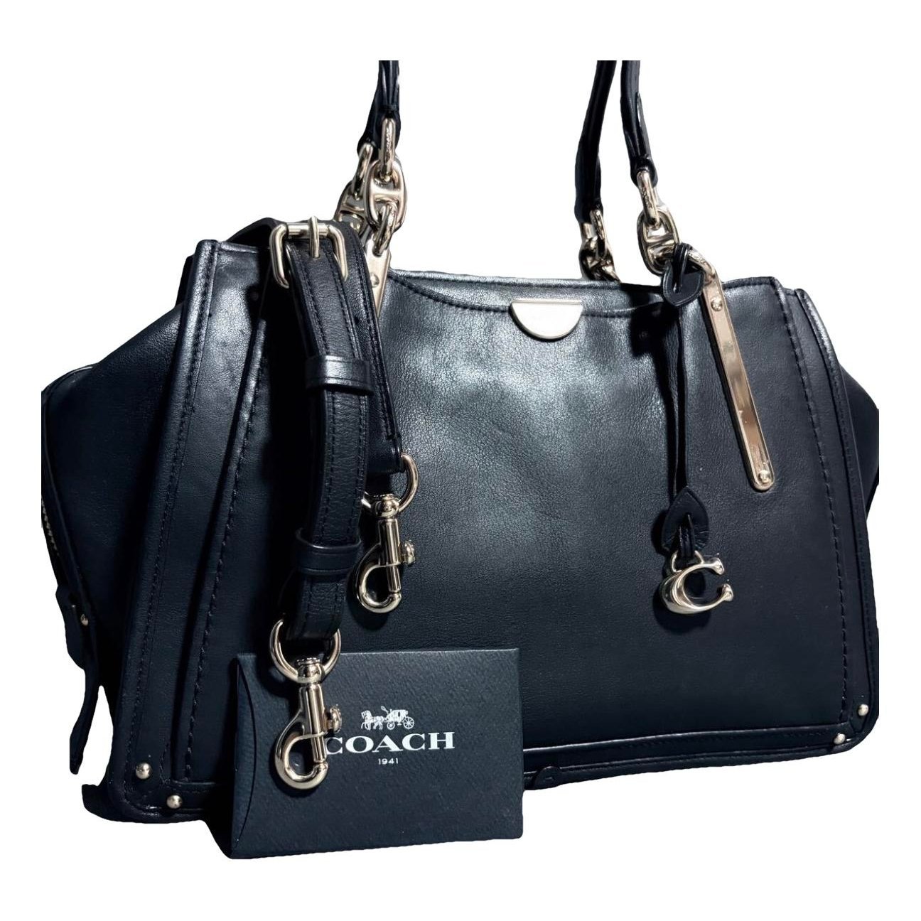 Leather handbag