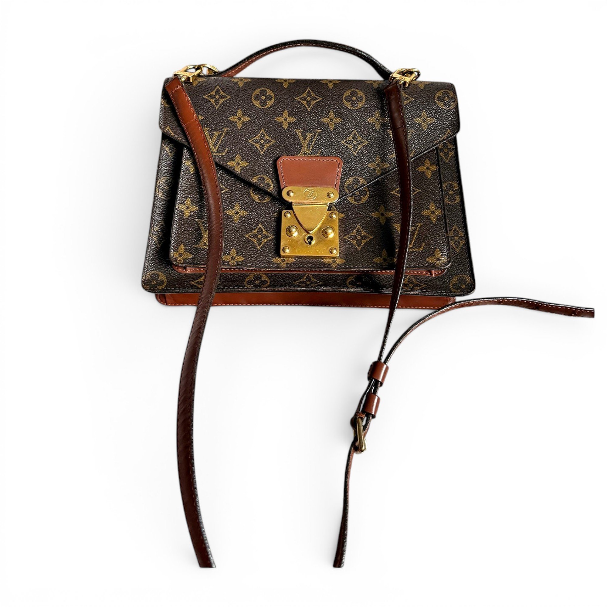Metis leather satchel