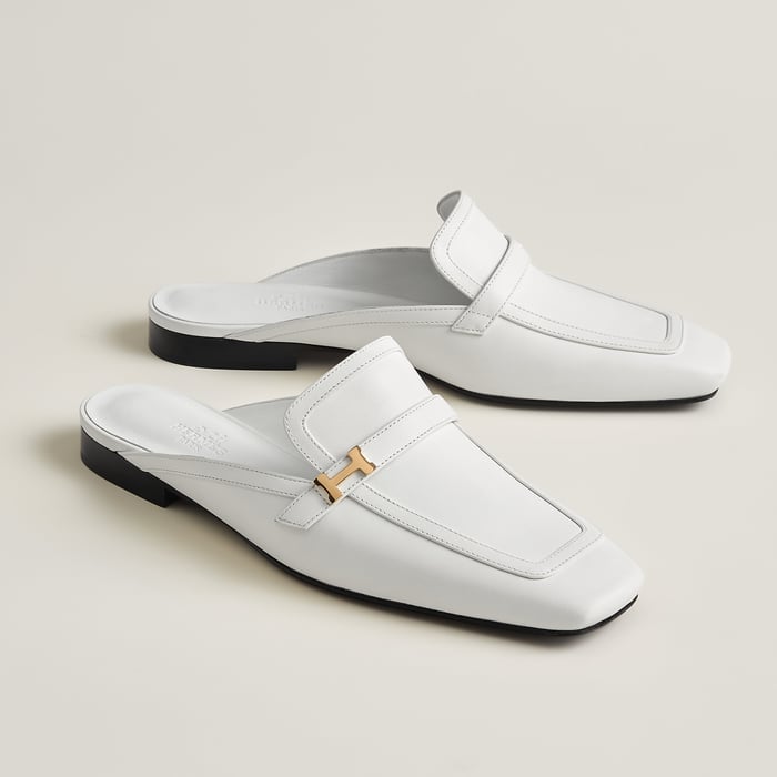 Blanc Groupie Mule