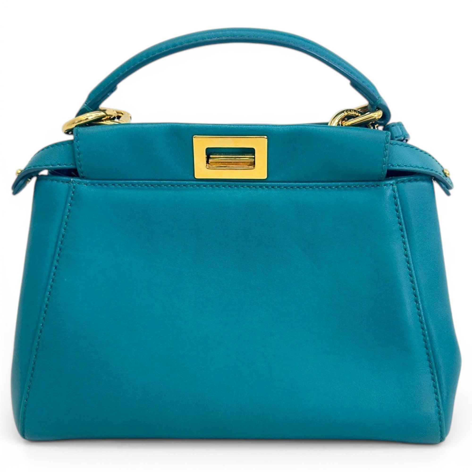 Peekaboo leather handbag