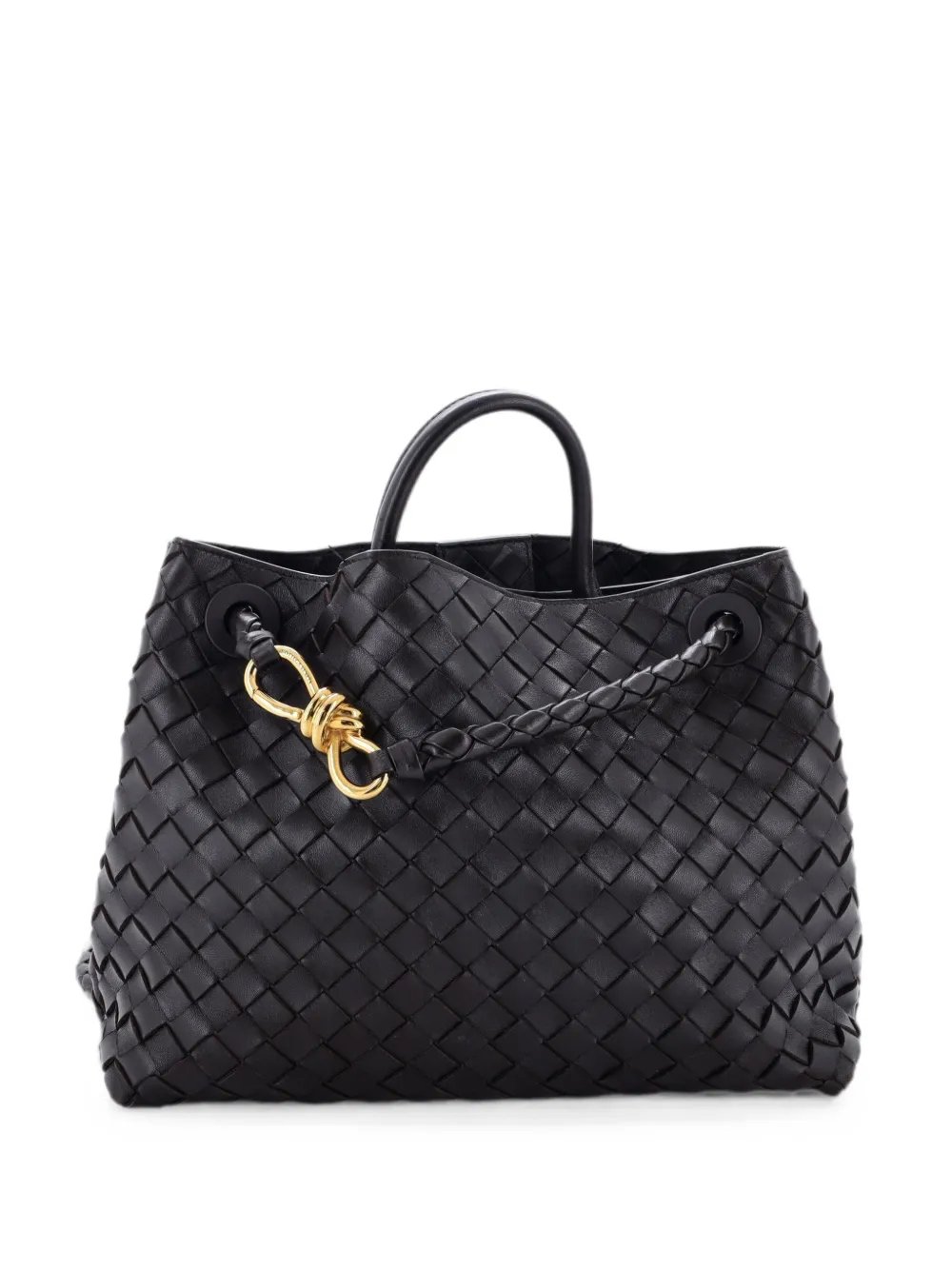 Andiamo Top Handle Bag Intrecciato Nappa Medium satchel