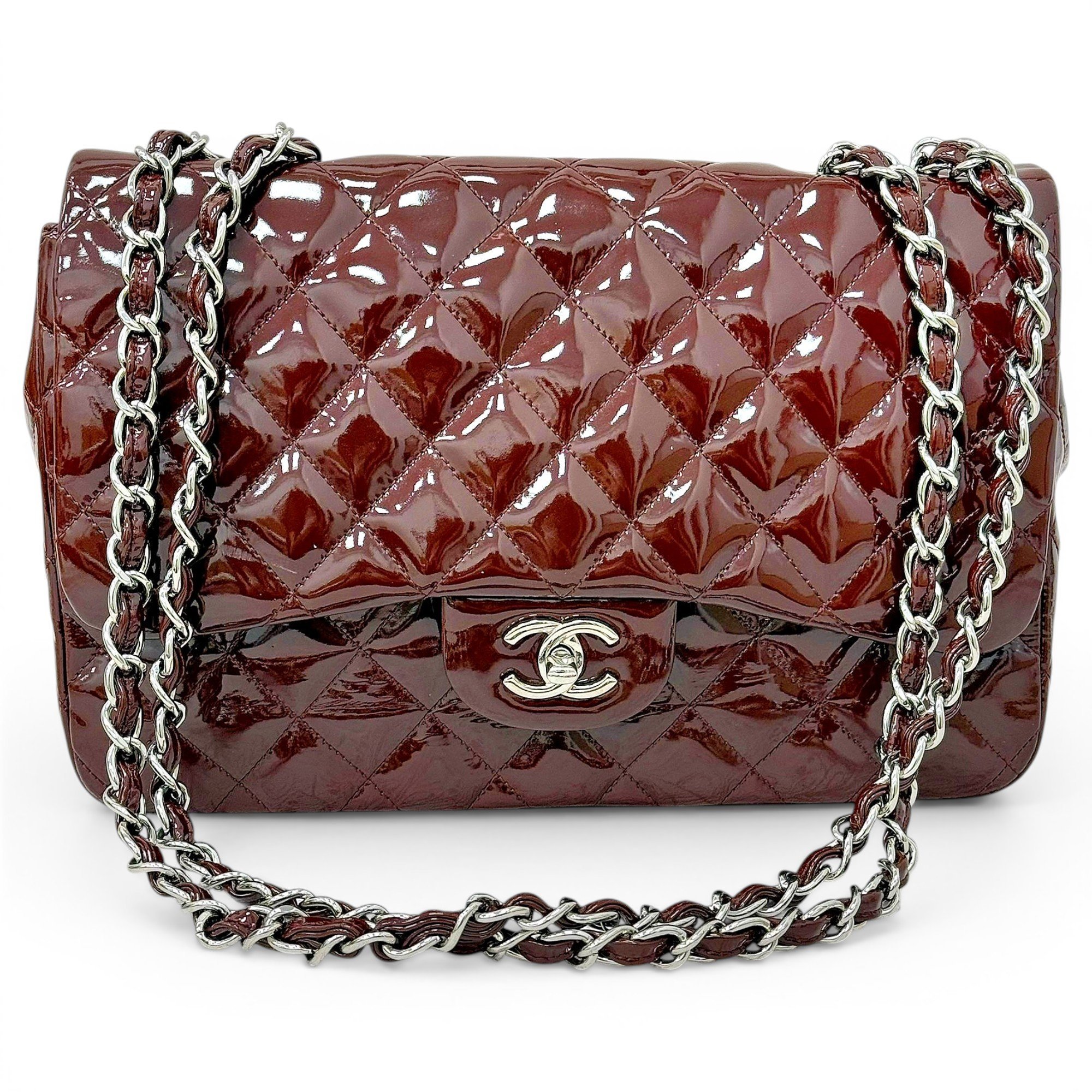 Timeless/Classique patent leather handbag