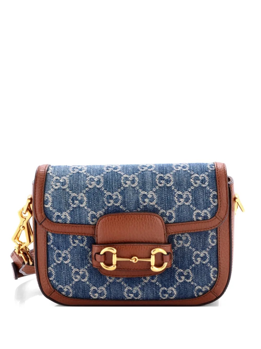 Horsebit 1955 GG Denim Mini shoulder bag
