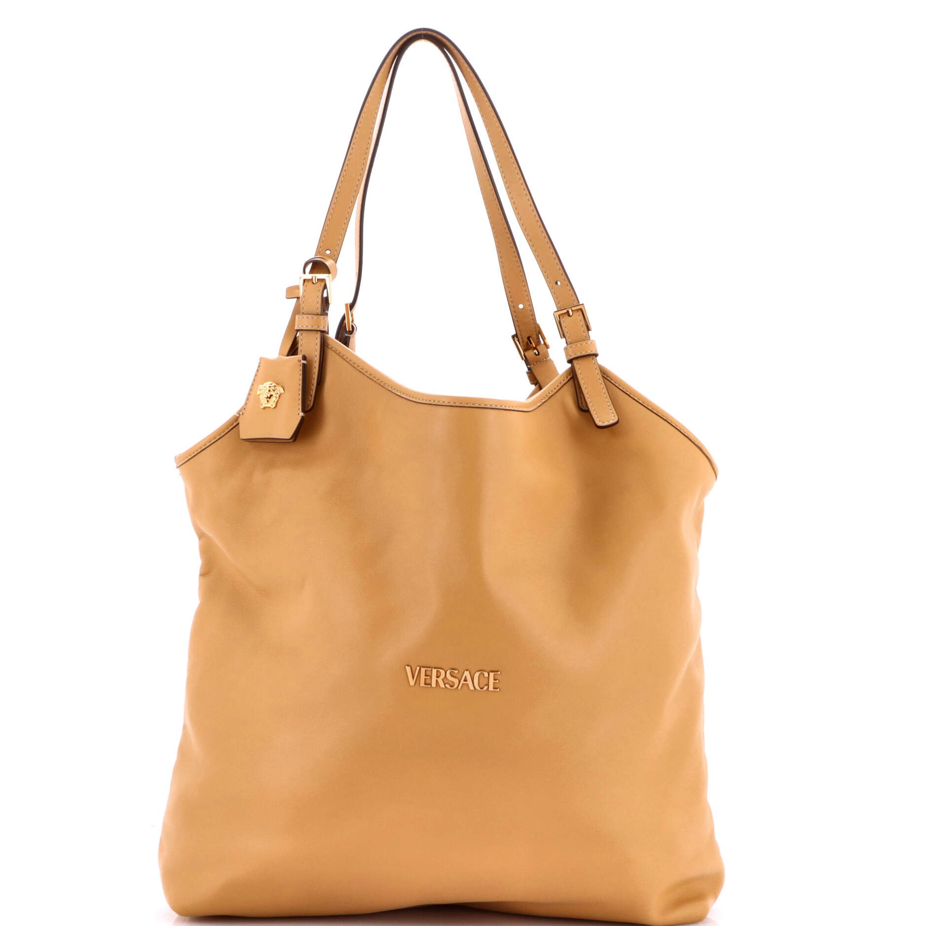 Versace Tag Tote Leather