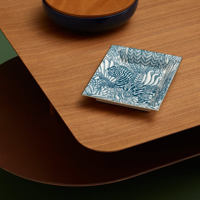 Bleu Cobalt Zebre Camoufle Change Tray