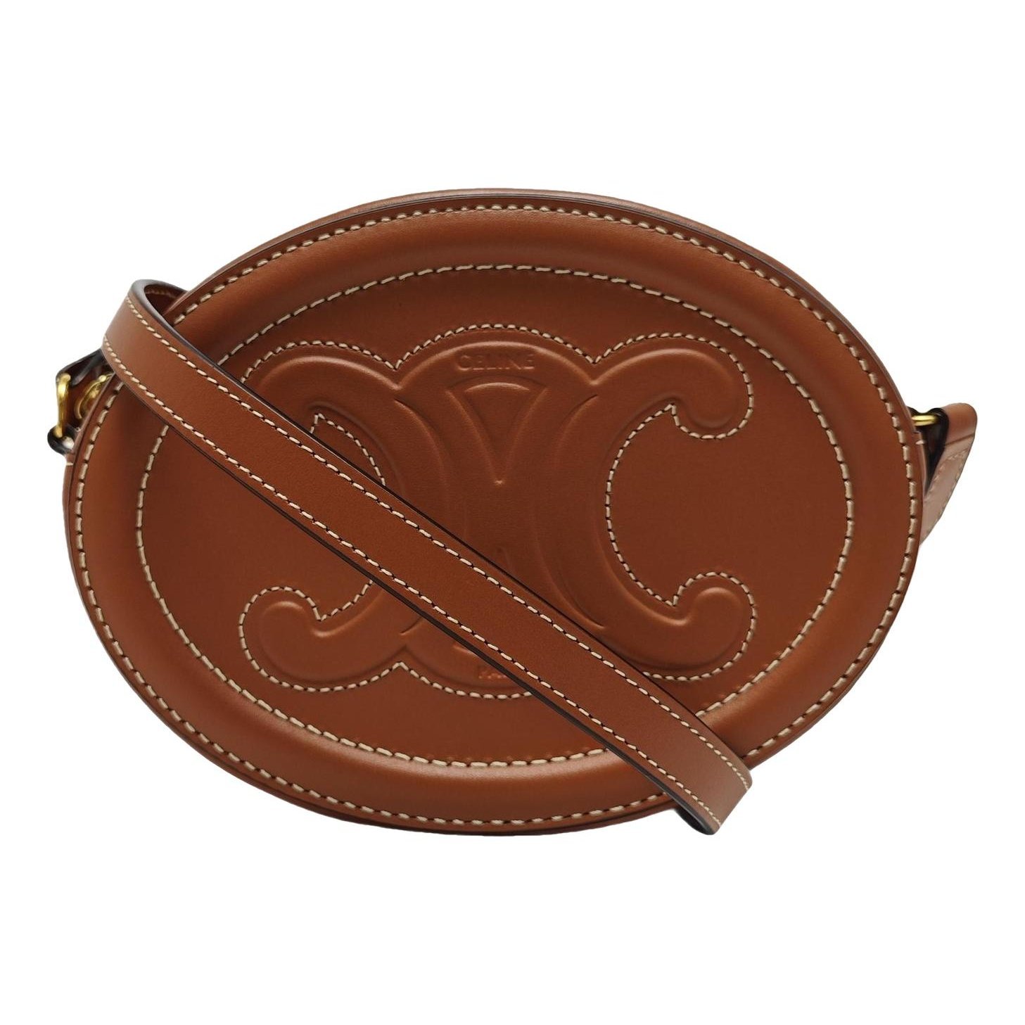 Triomphe leather handbag