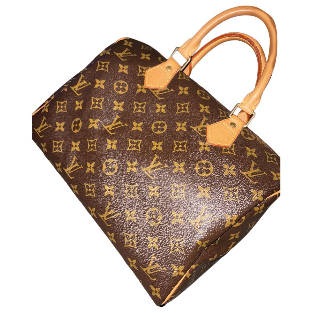Speedy leather handbag