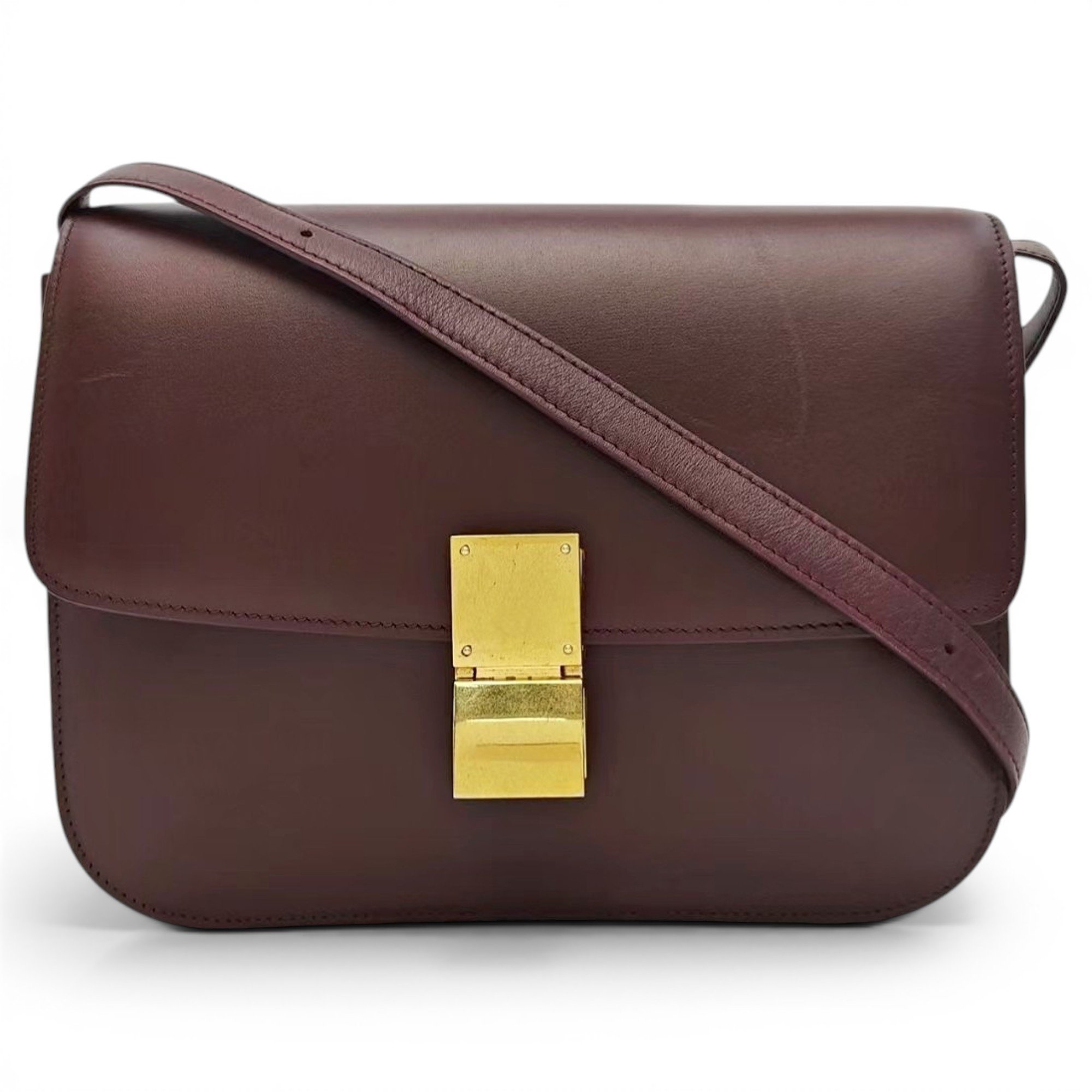 Classic leather handbag