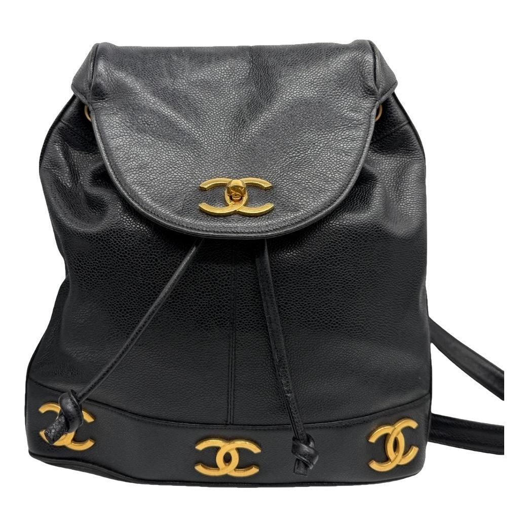 Leather backpack