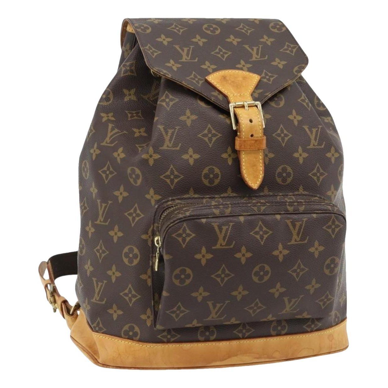 Montsouris leather backpack