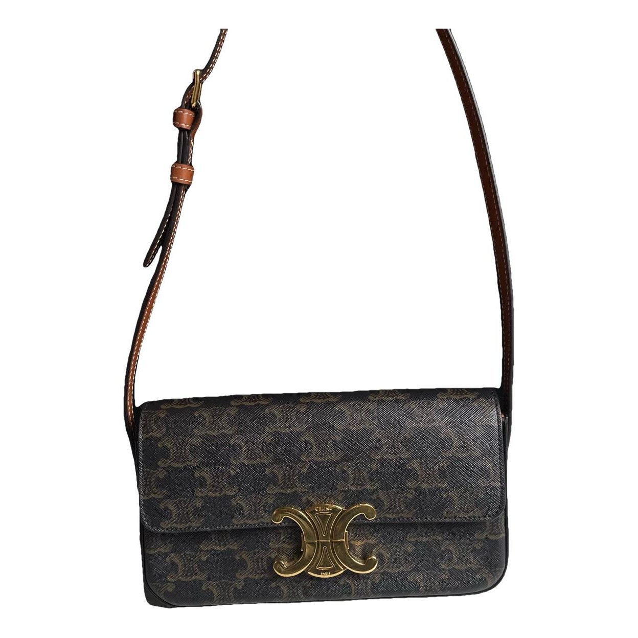 Triomphe leather handbag