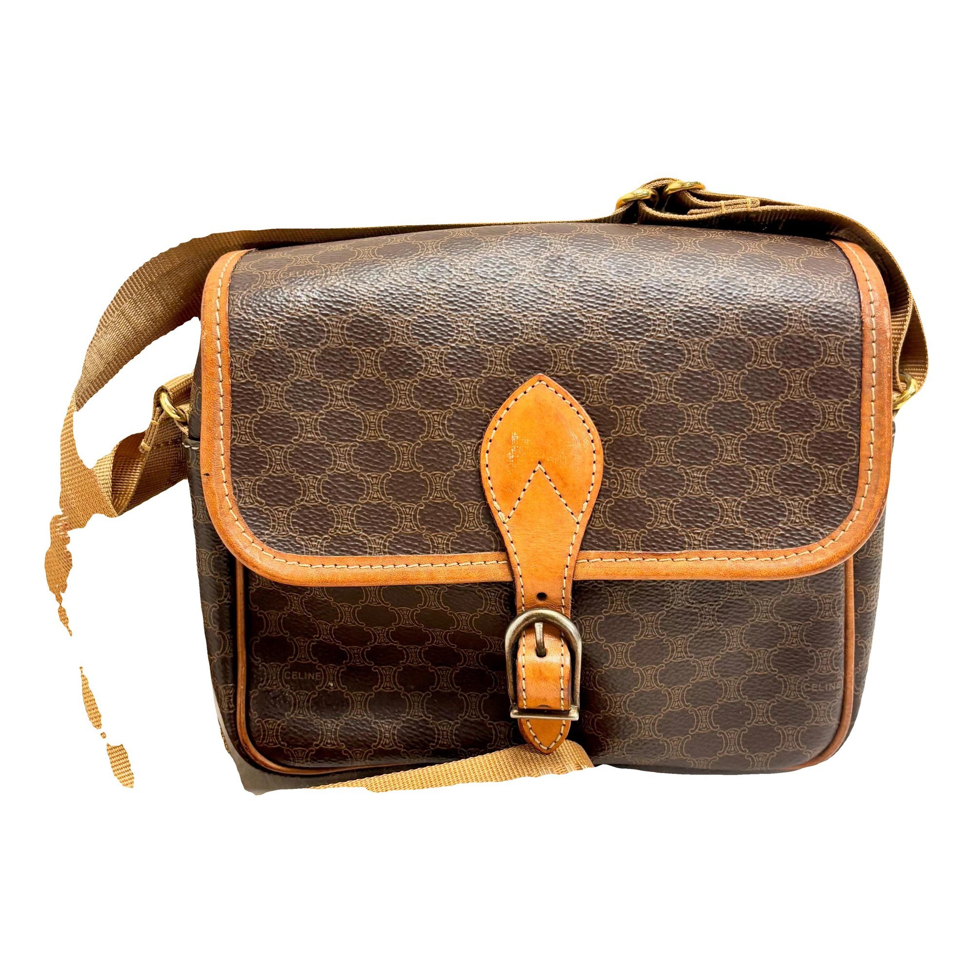 Trotteur leather handbag