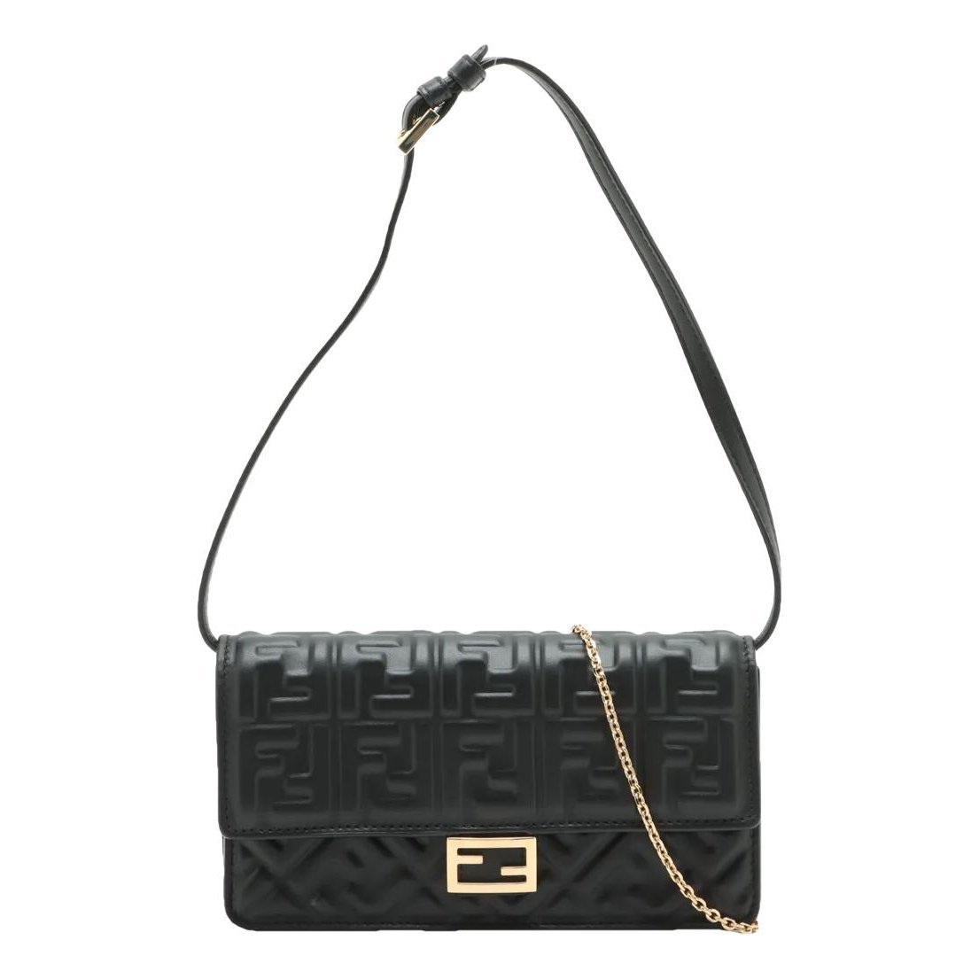 Baguette leather handbag