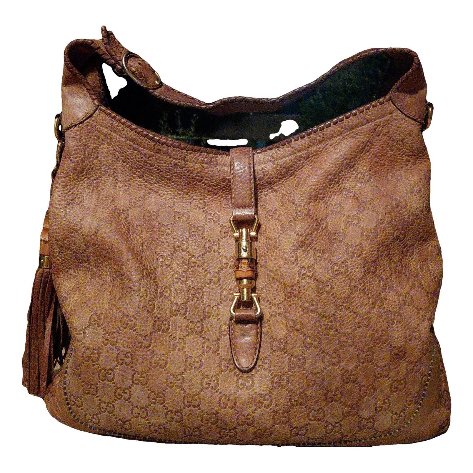 Leather handbag
