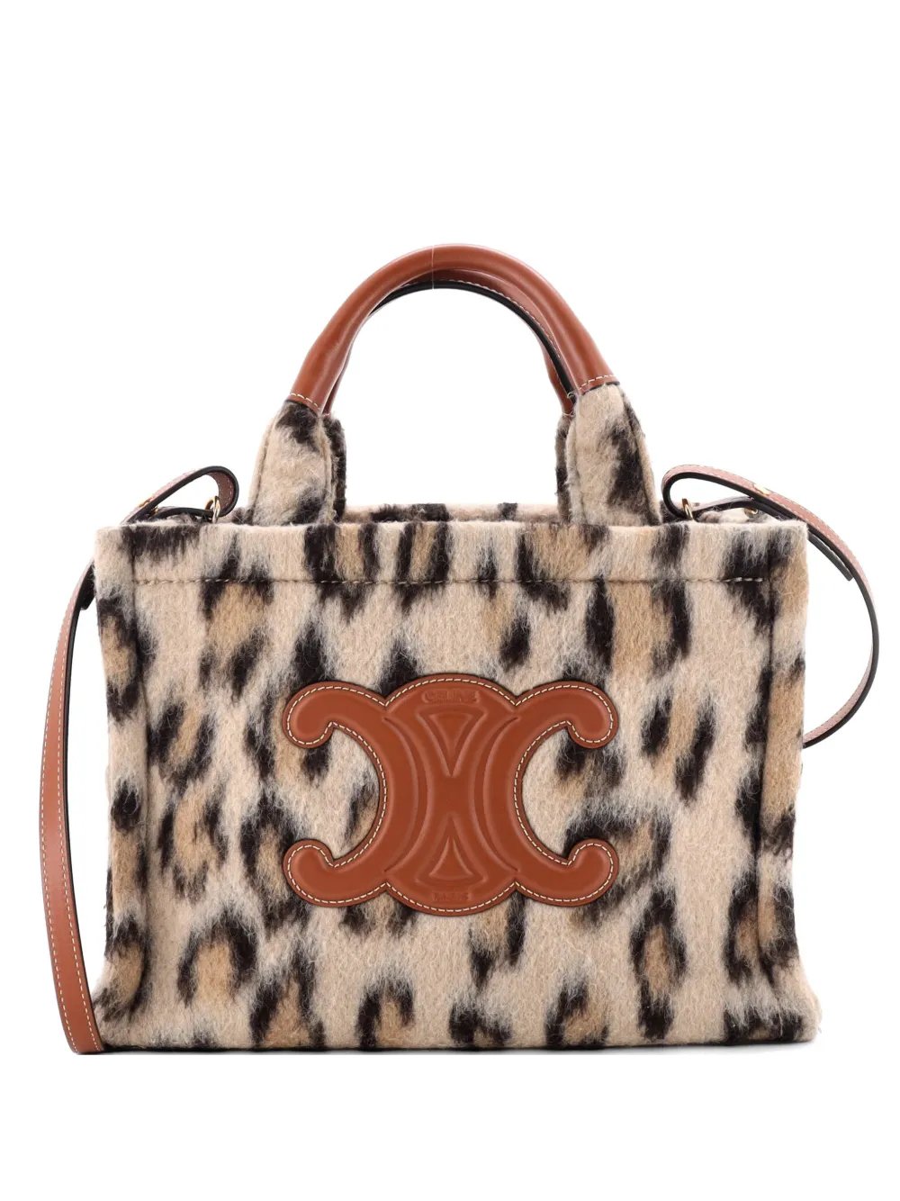 Cabas Thais Printed Wool Small tote bag