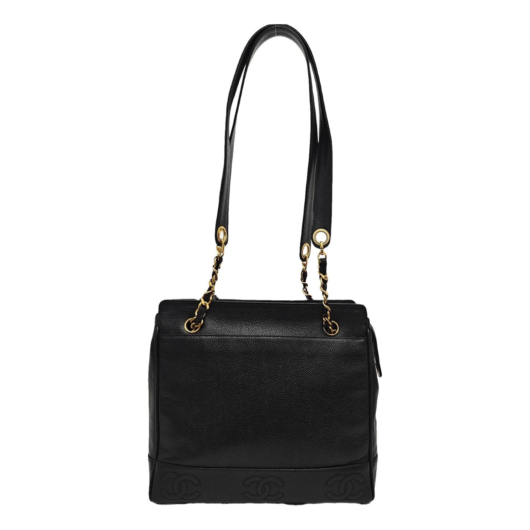 Leather tote