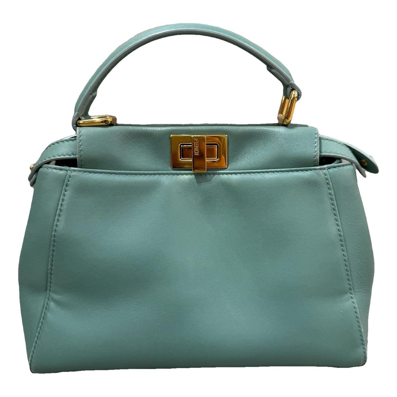 Peekaboo leather handbag