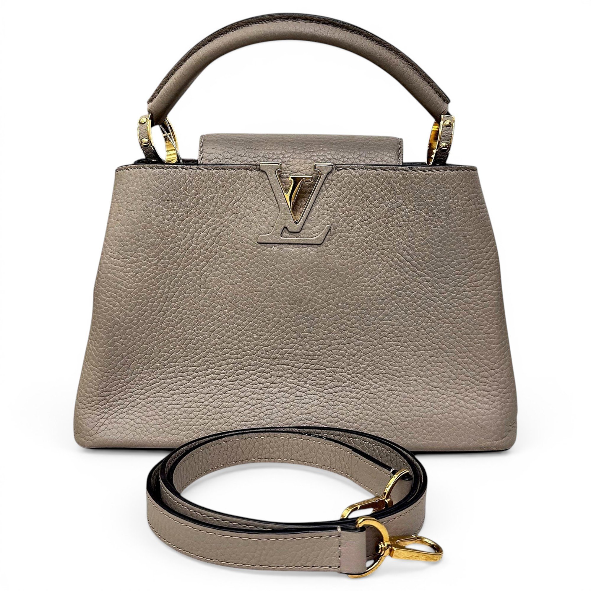 Capucines leather handbag