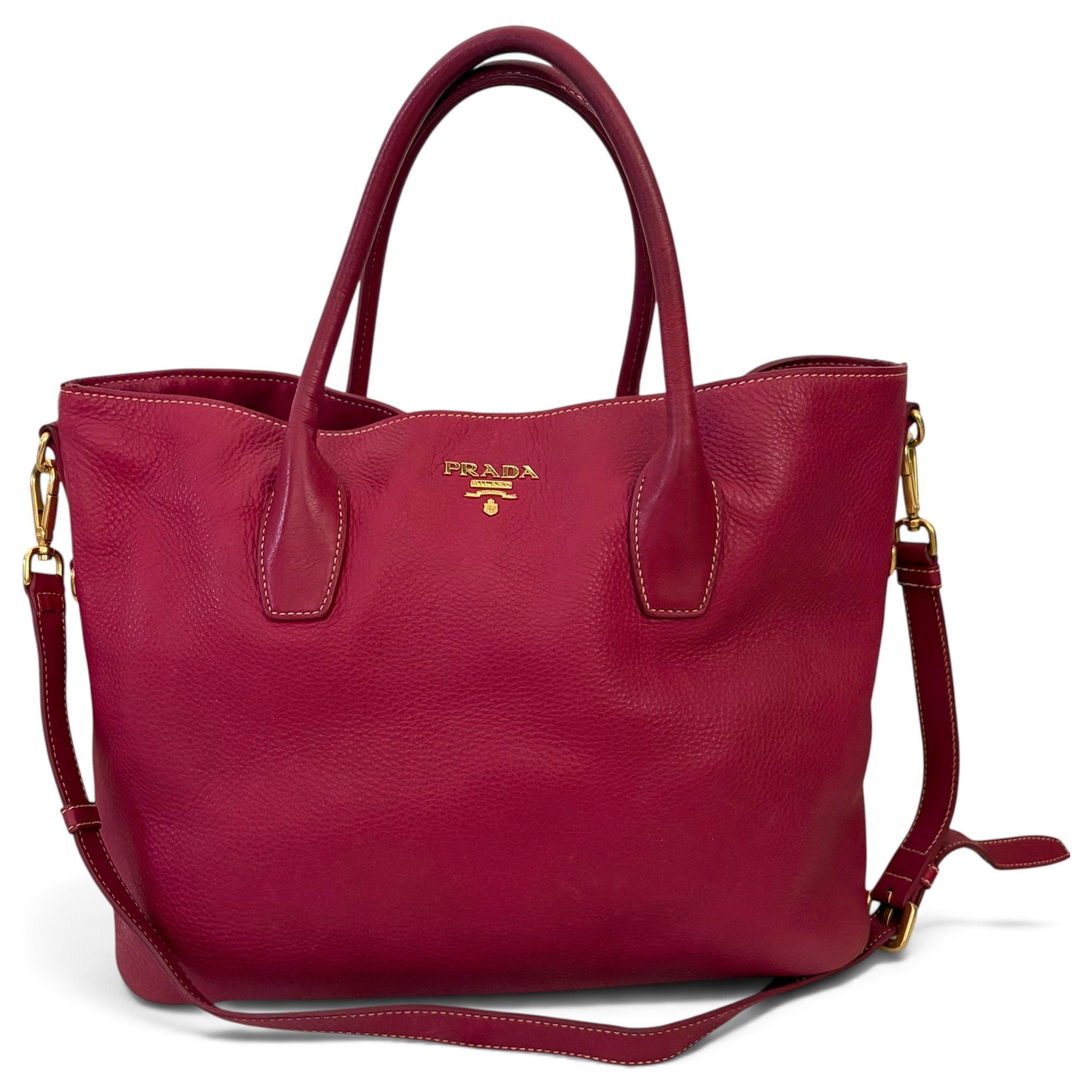 Leather tote