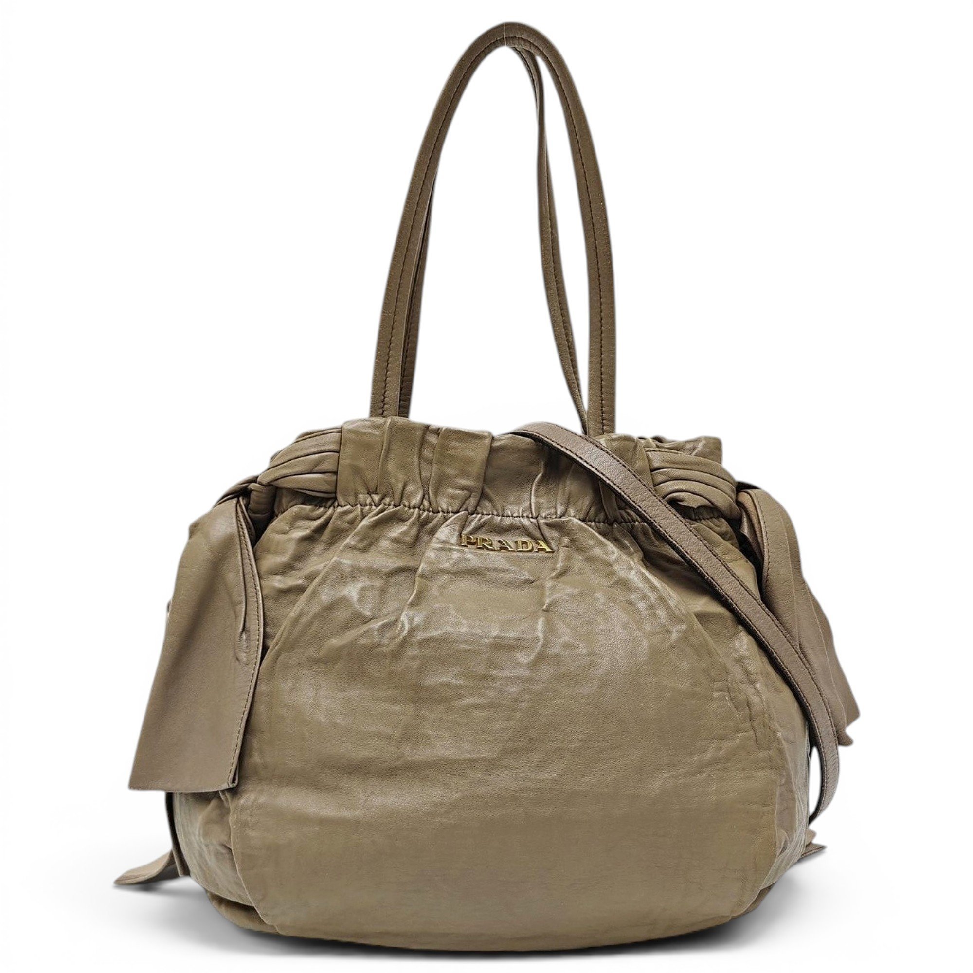 Leather handbag